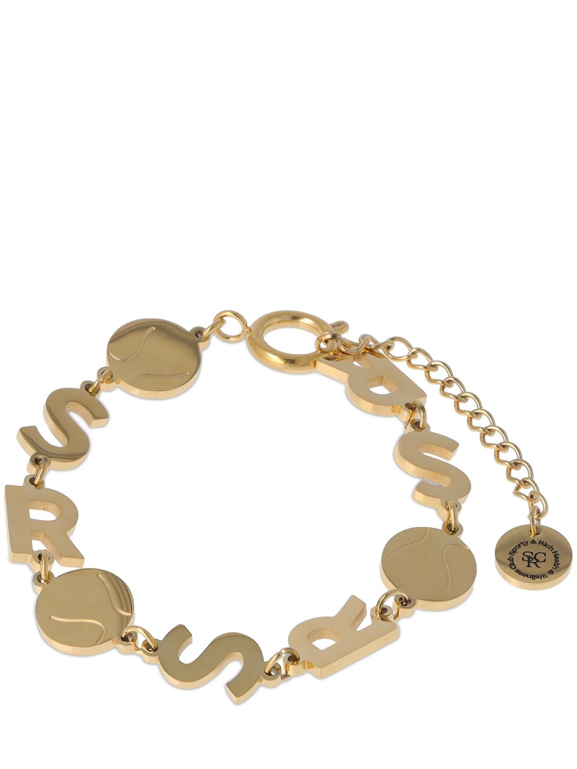 Sporty And Rich Sr Tennis Bracelet In Gold