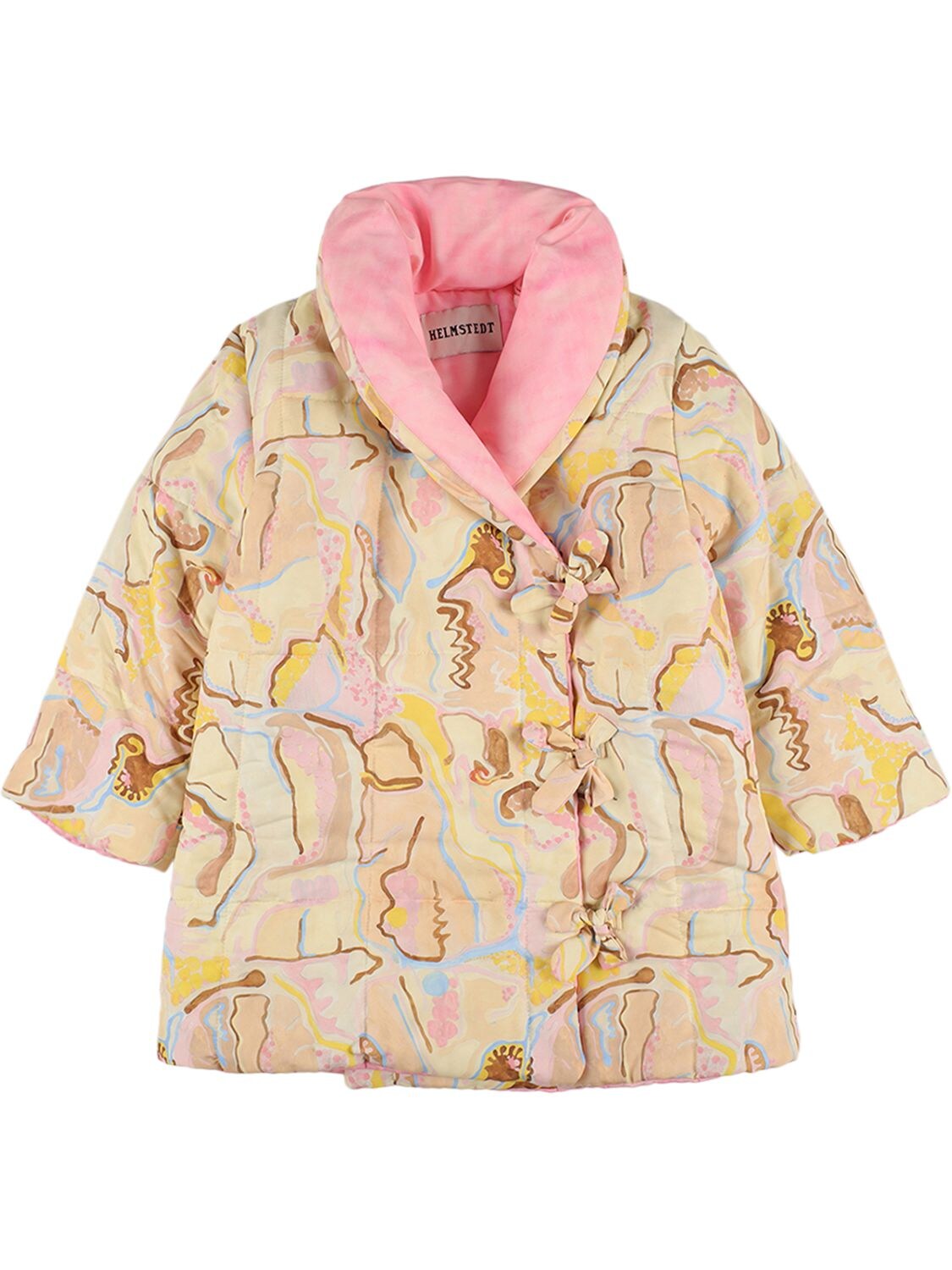 HELMSTEDT PRINTED RECYCLED POLY PUFFER COAT
