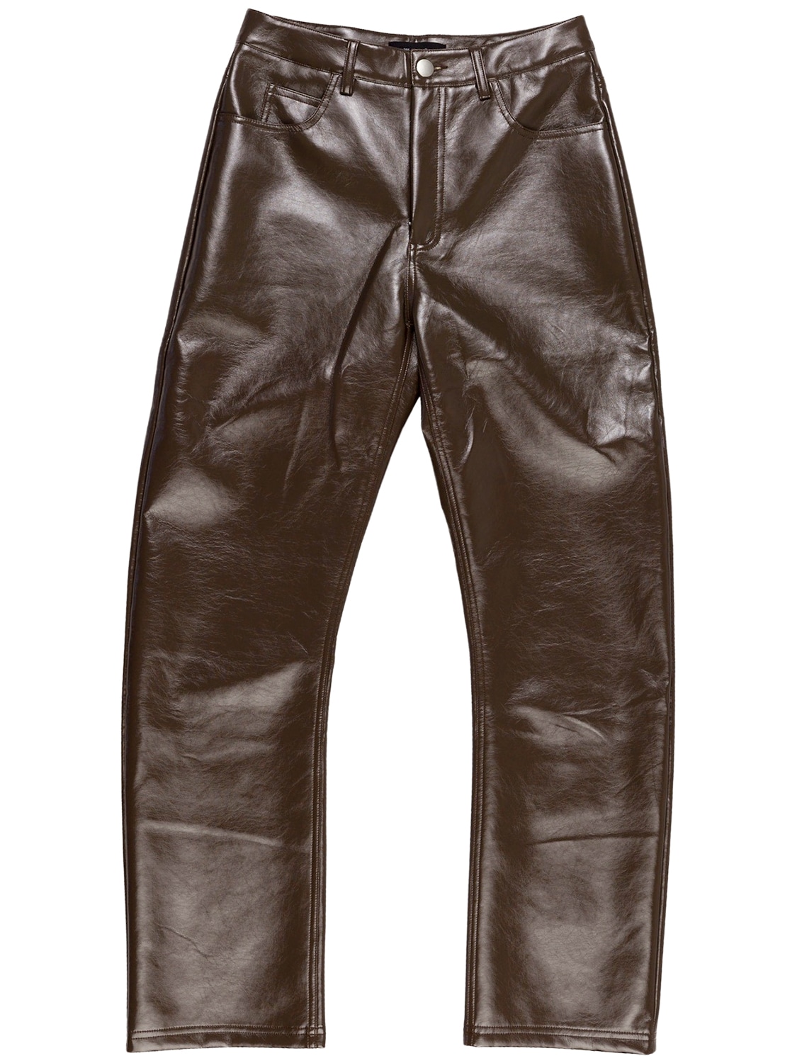 Flared cotton sweatpants in brown - Entire Studios