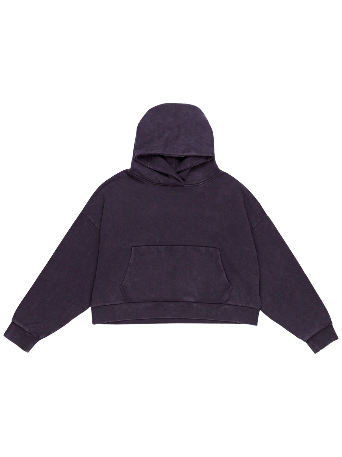 Entire Studios Heavy Hood Washed Cotton Hoodie In Blue