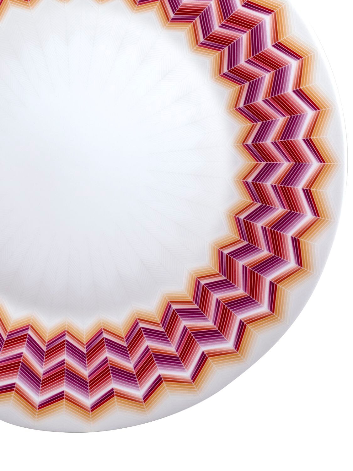 Shop Missoni Home Collection Zig Zag Jarris Charger Plate In Multicolor