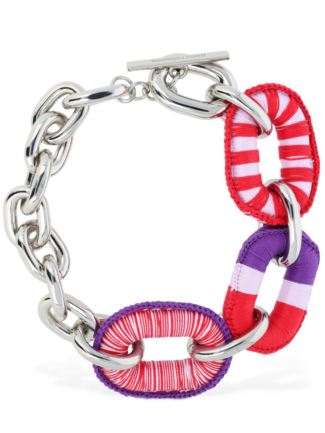 Image of Xl Link Crochet Oversized Necklace