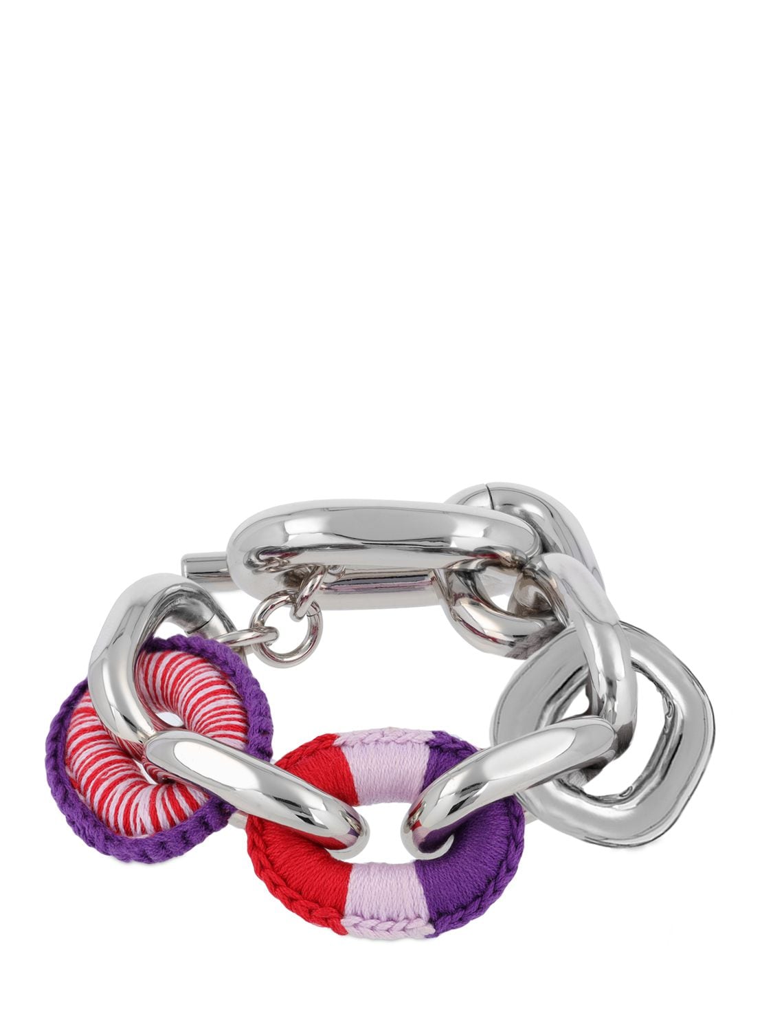 Image of Xl Link Crochet Bracelet