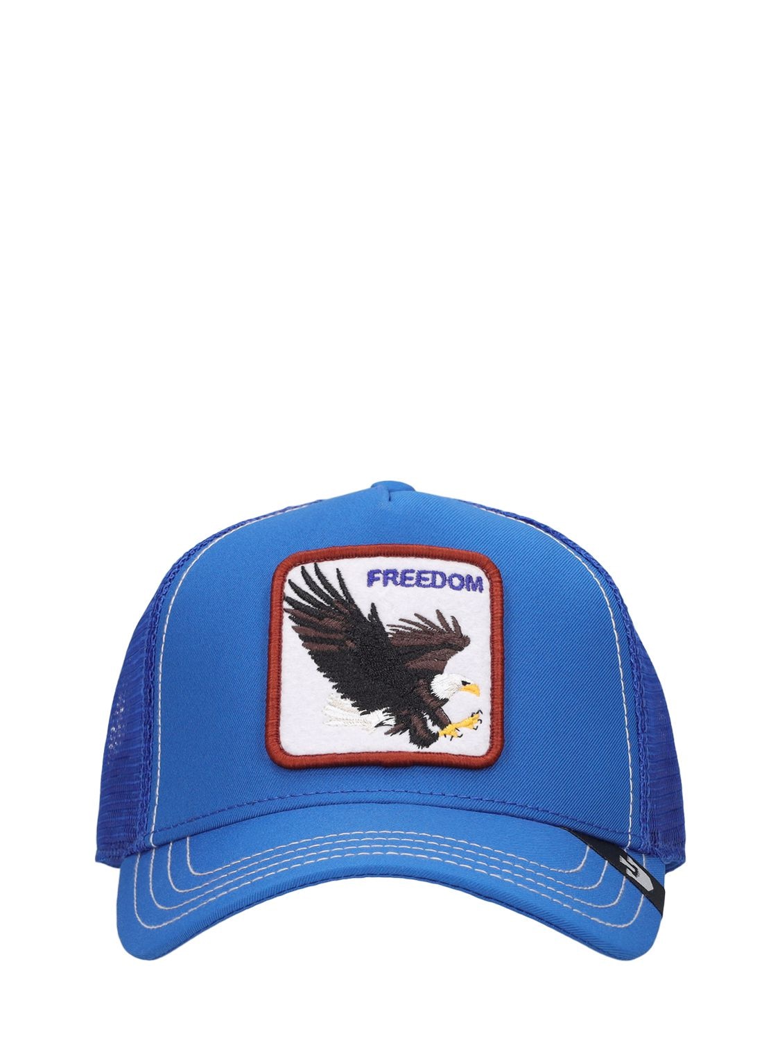 New Goorin Bros. Men's Hat Big Bird Freedom Red Trucker Cap Leather  Adjustable