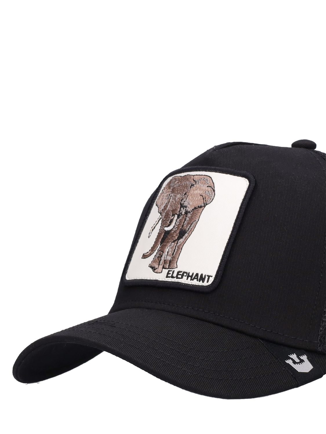 Shop Goorin Bros The Elephant Trucker Hat W/ Patch In Black