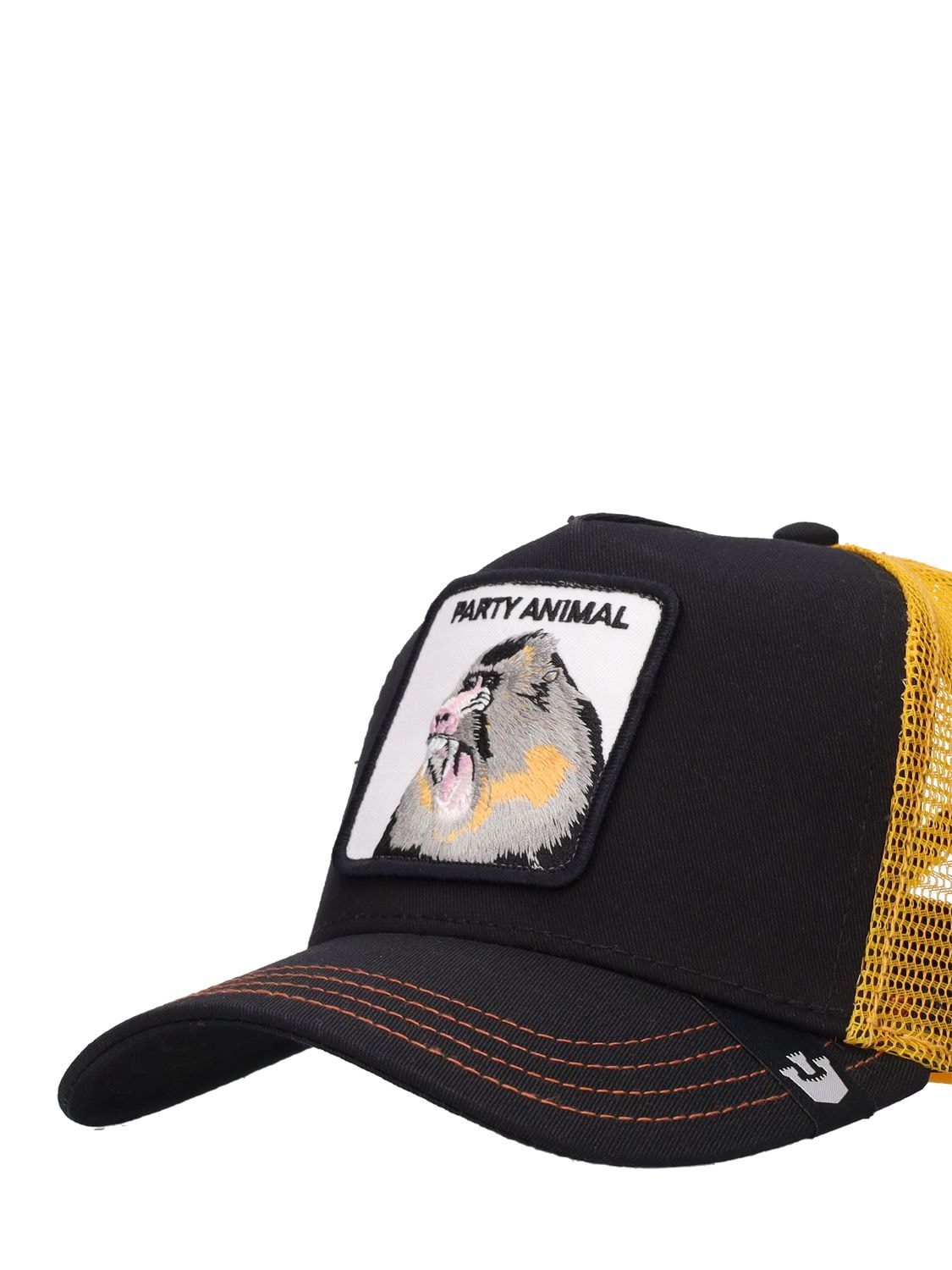 Shop Goorin Bros The Party Animal Trucker Hat W/ Patch In Black