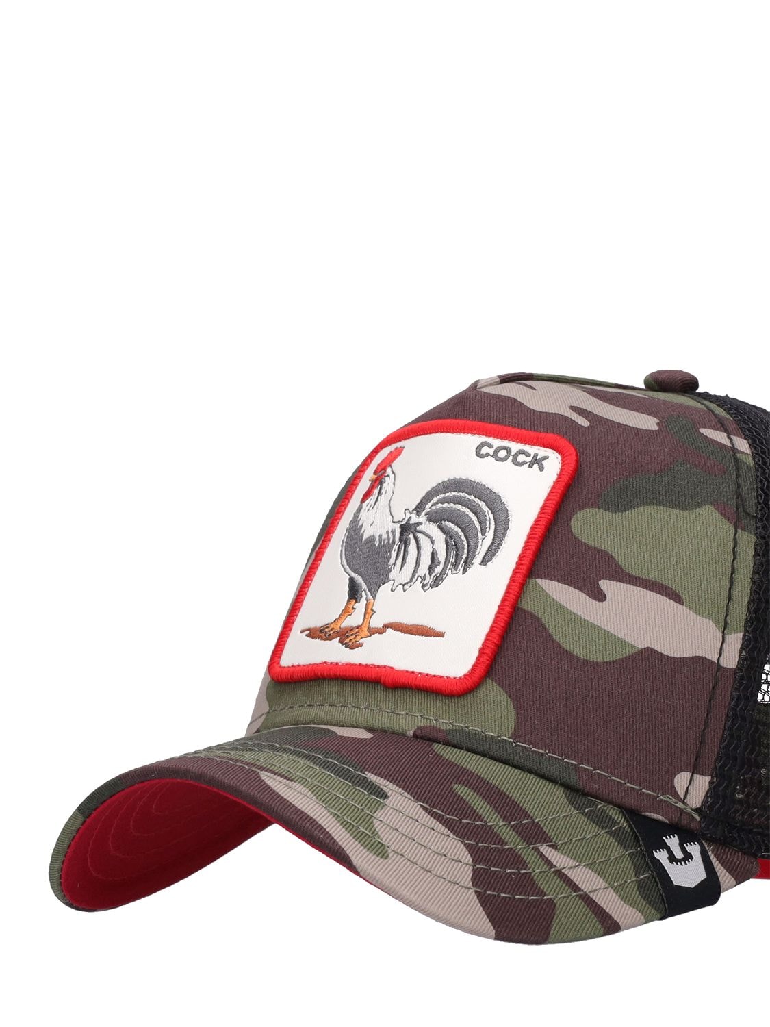 Shop Goorin Bros The Rooster Trucker Hat W/ Patch In Green