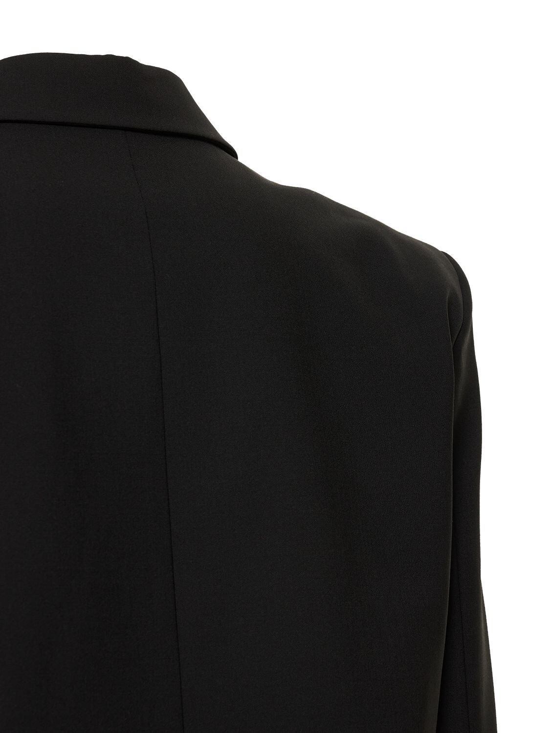 Shop Coperni Twisted Cut Out Blazer In Black