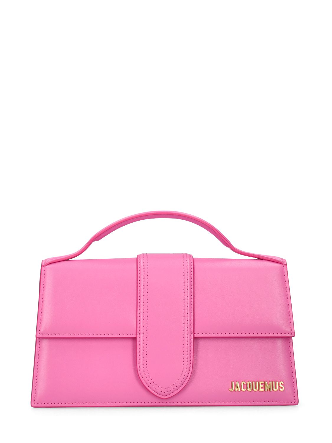 Jacquemus Sac à main en cuir le grand bambino Rose Luisaviaroma