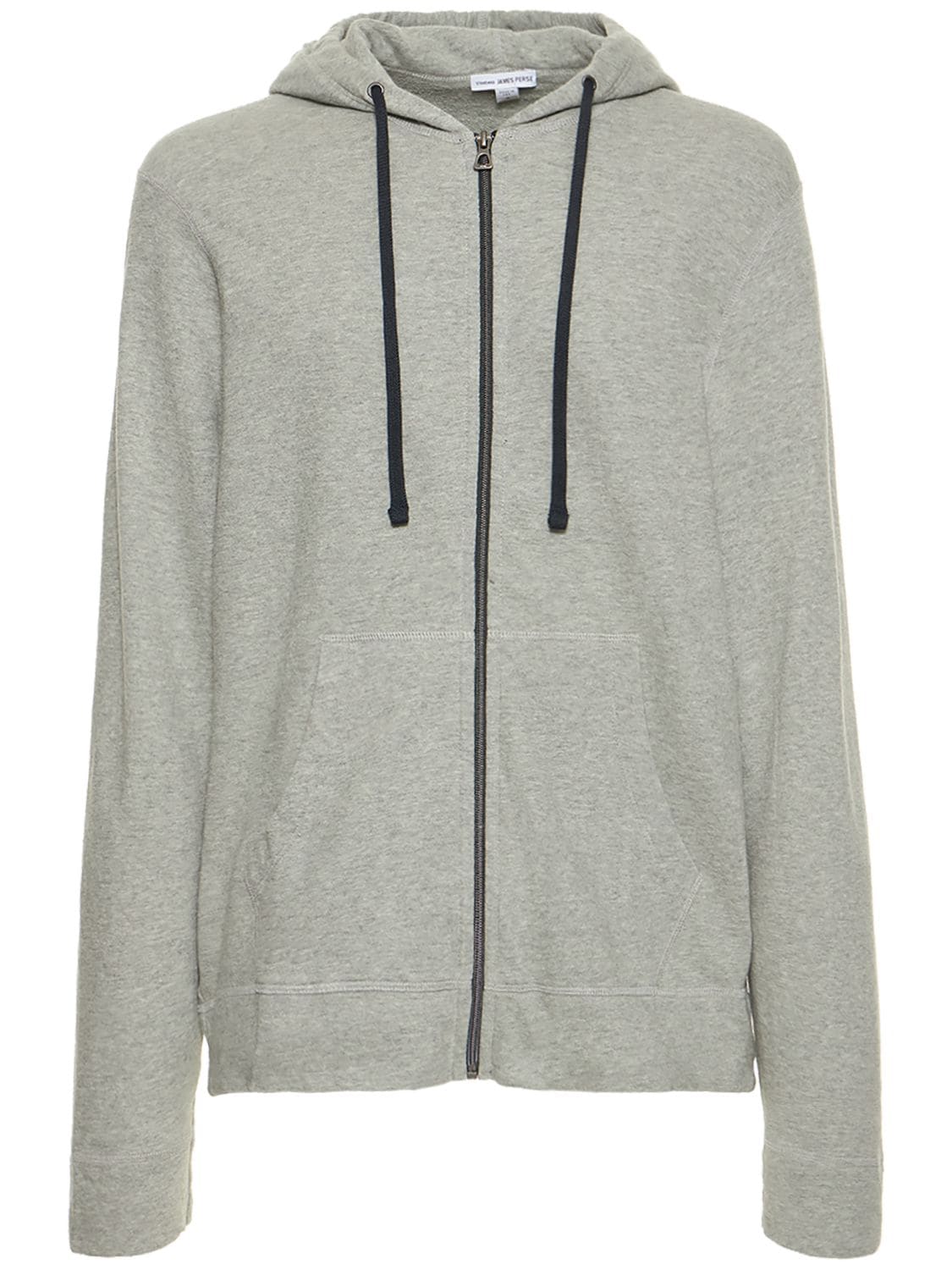 JAMES PERSE VINTAGE COTTON FRENCH TERRY ZIP HOODIE