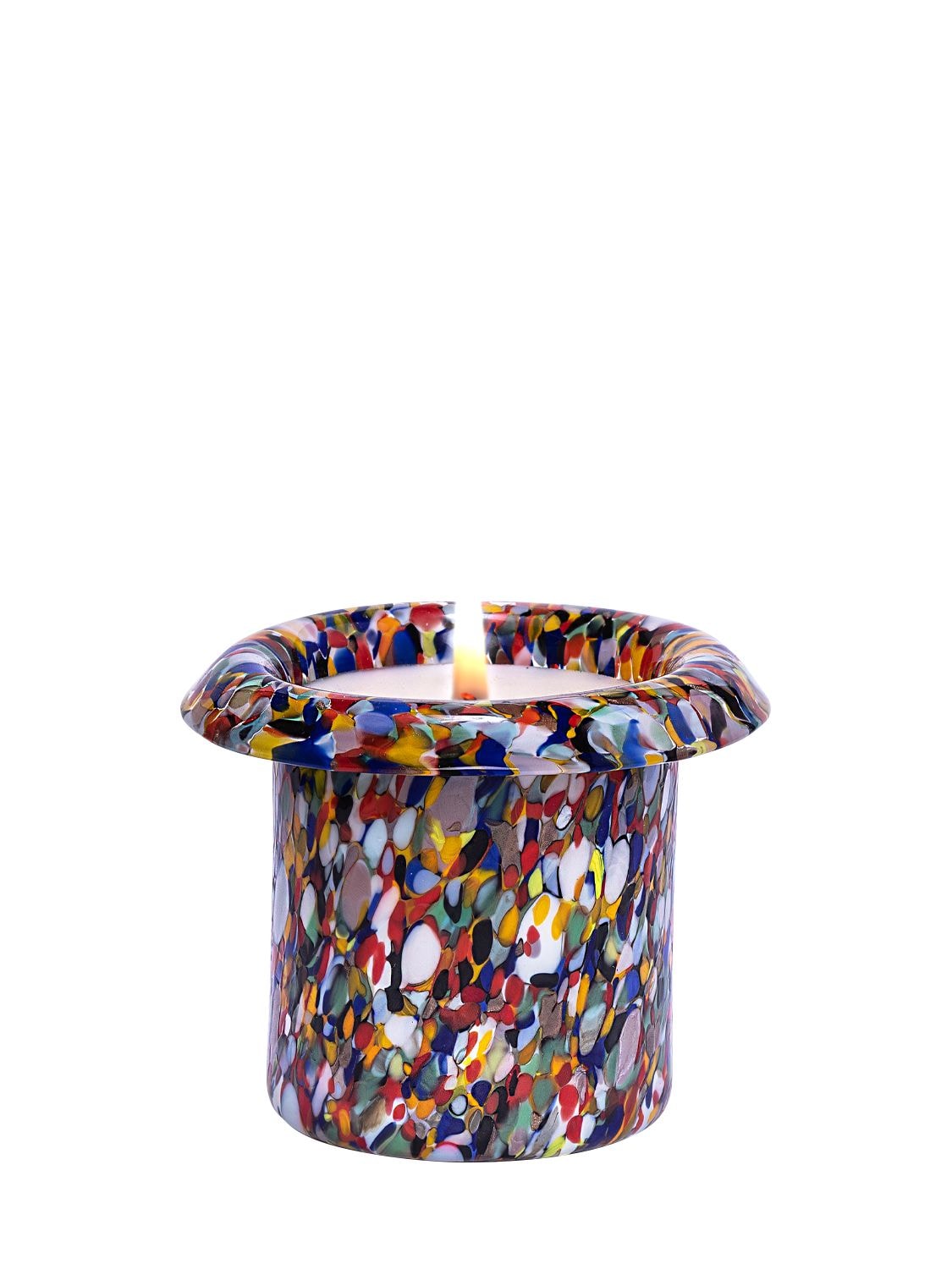 Aina Kari "mille" Murano Glass Candle In Multicolor