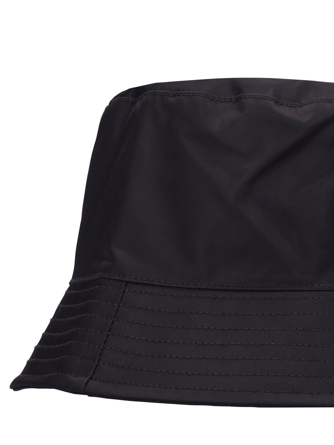 Shop Palm Angels Classic Logo Canvas Bucket Hat In Black