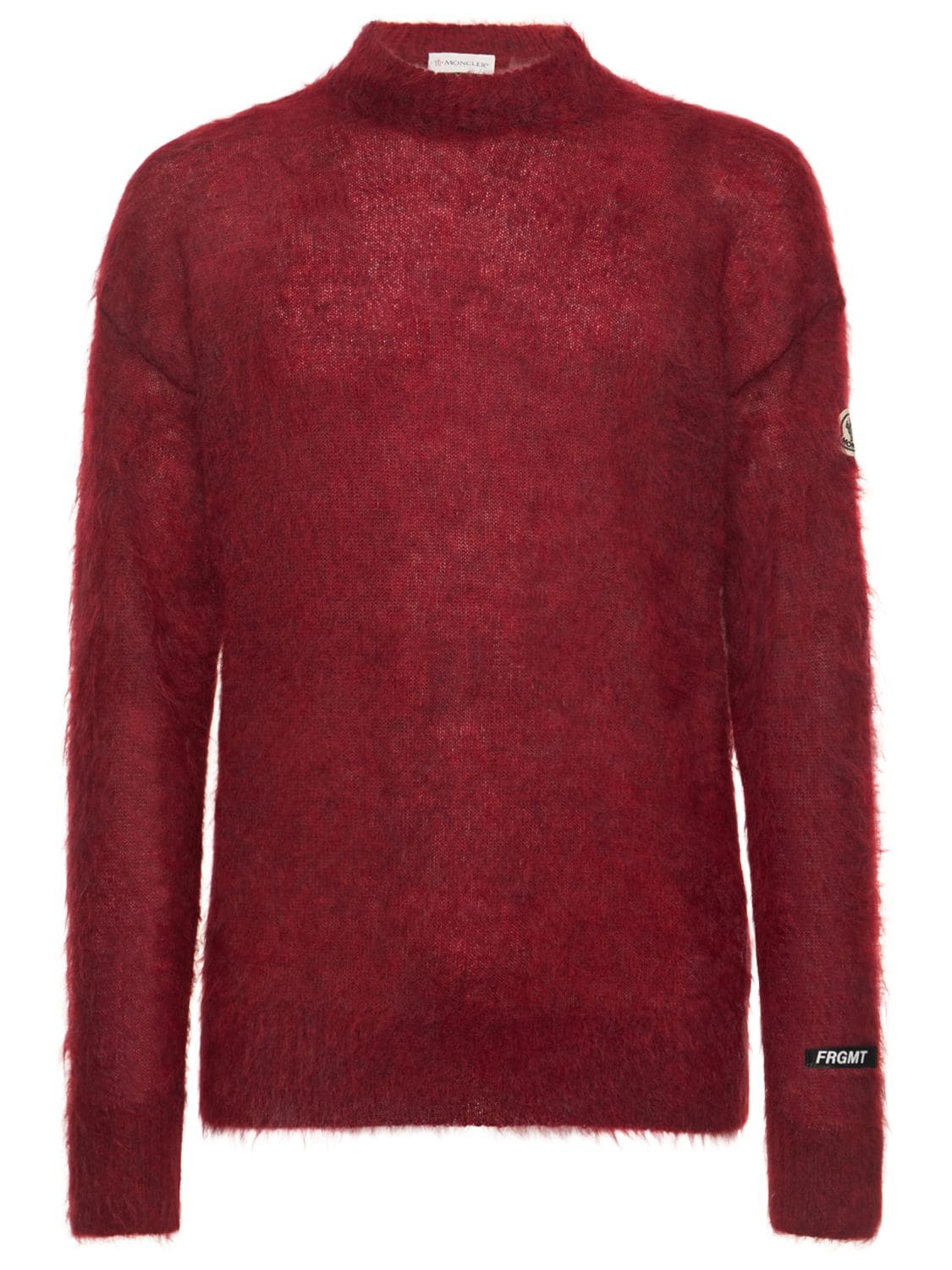 MONCLER GENIUS Tricot Wool Blend Crewneck Sweater