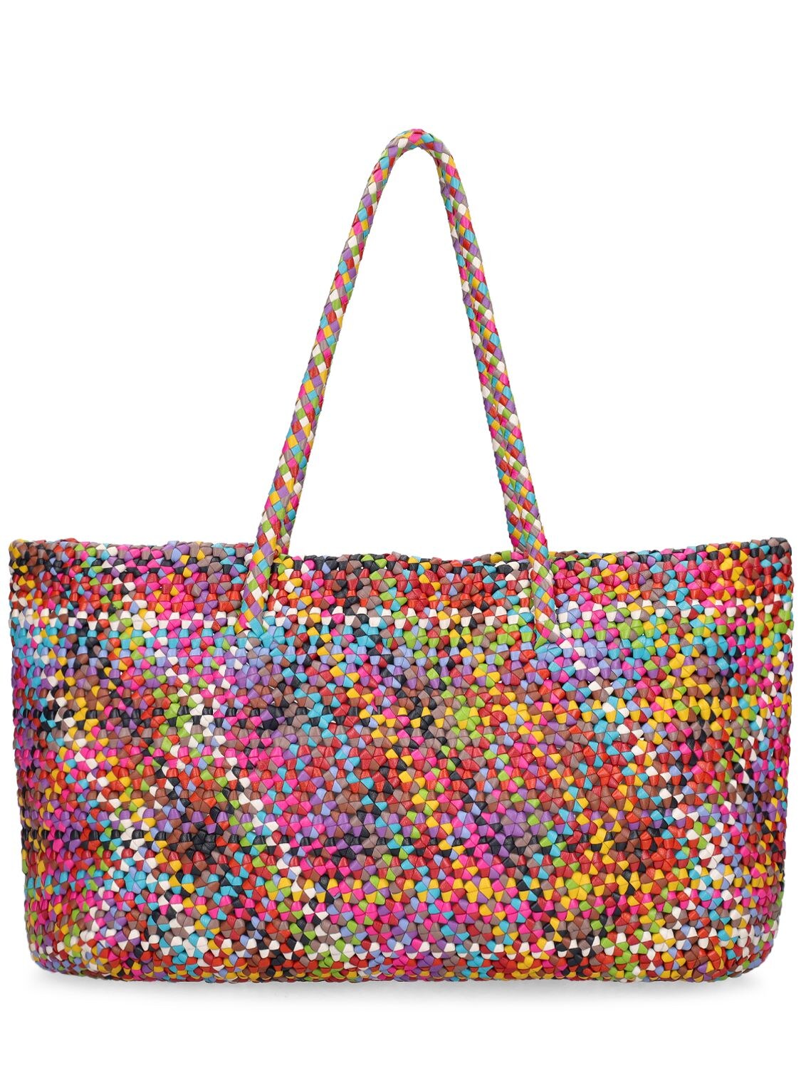 DRAGON DIFFUSION Multi Octo Weave Leather Tote Bag
