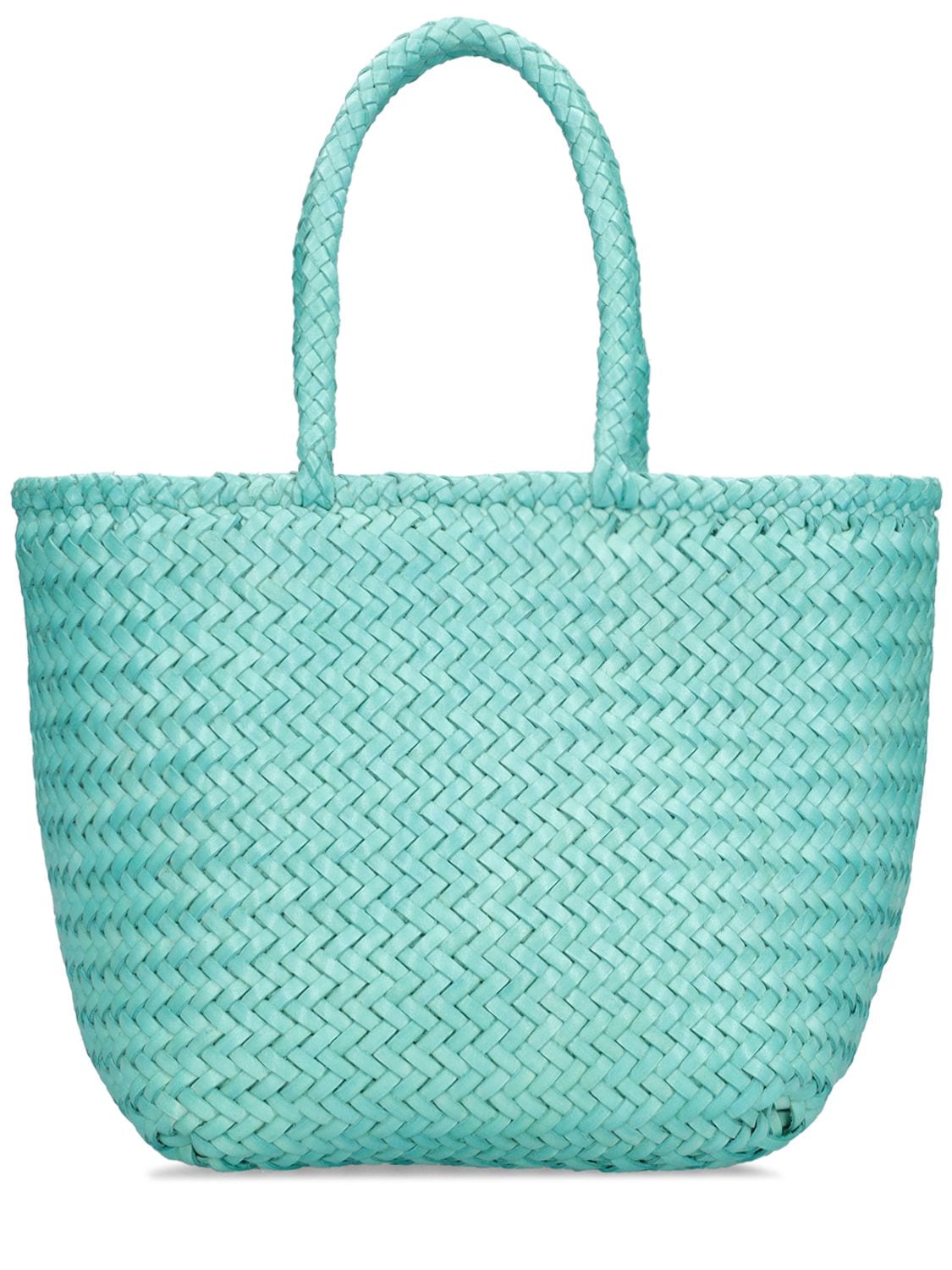 Dragon Diffusion Small Grace Leather Tote Bag In Menta