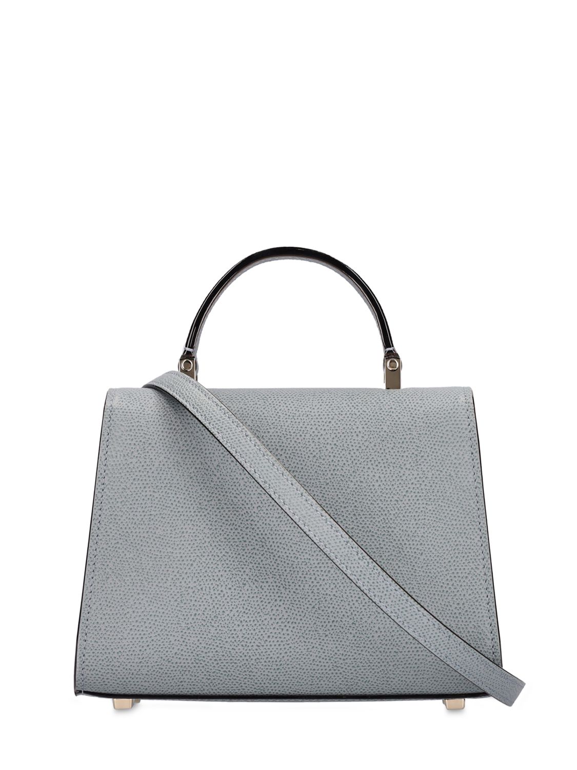 Valextra Micro Iside Grain Leather Top Handle Bag In Polvere ModeSens