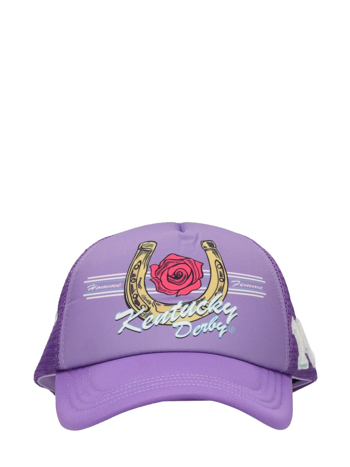 Homme + Femme La Kentucky Derby Millionaires Trucker Hat In Purple