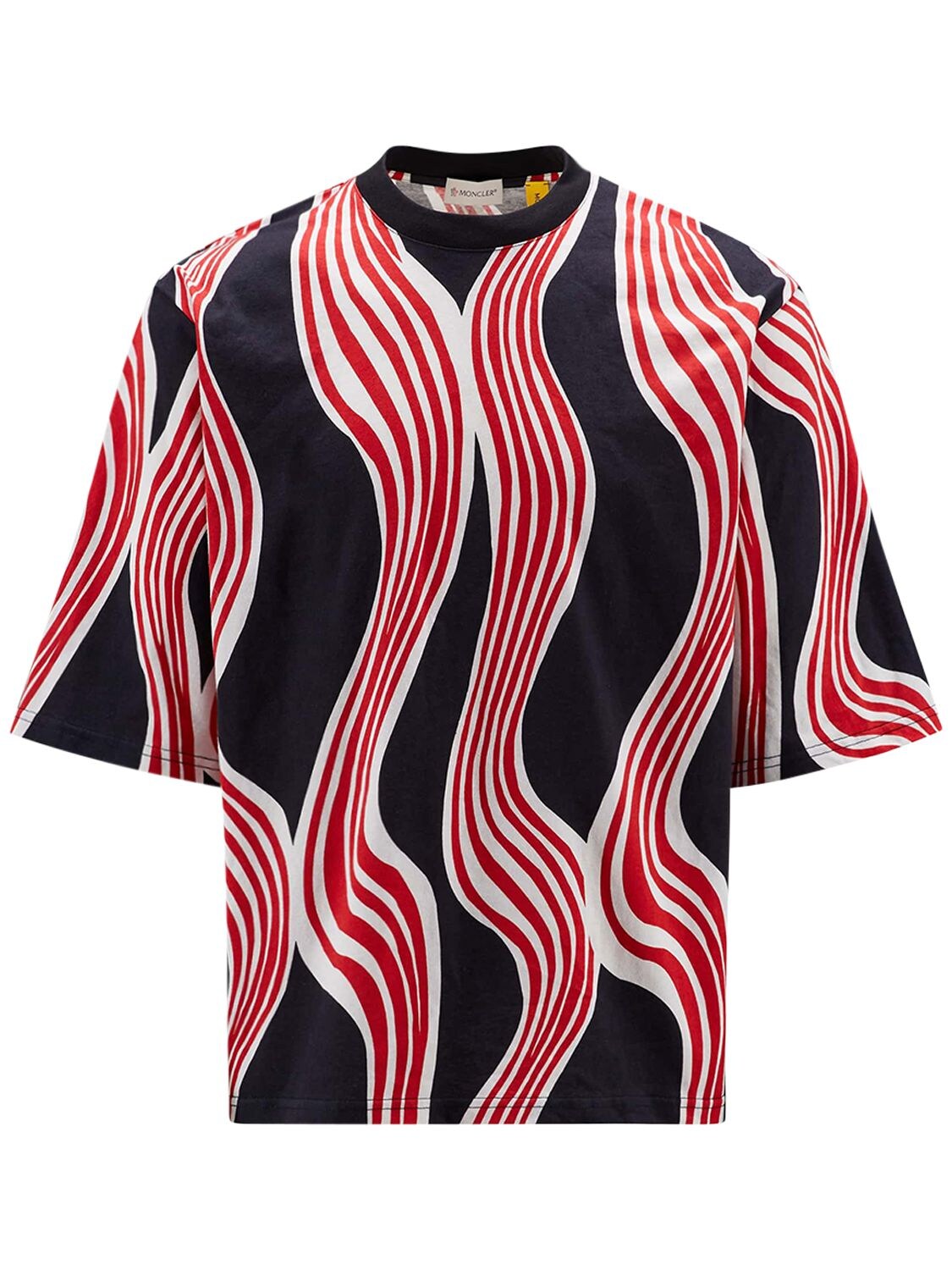 Moncler Genius 1 Moncler Jw Anderson Cotton Jersey T-shirt In Black