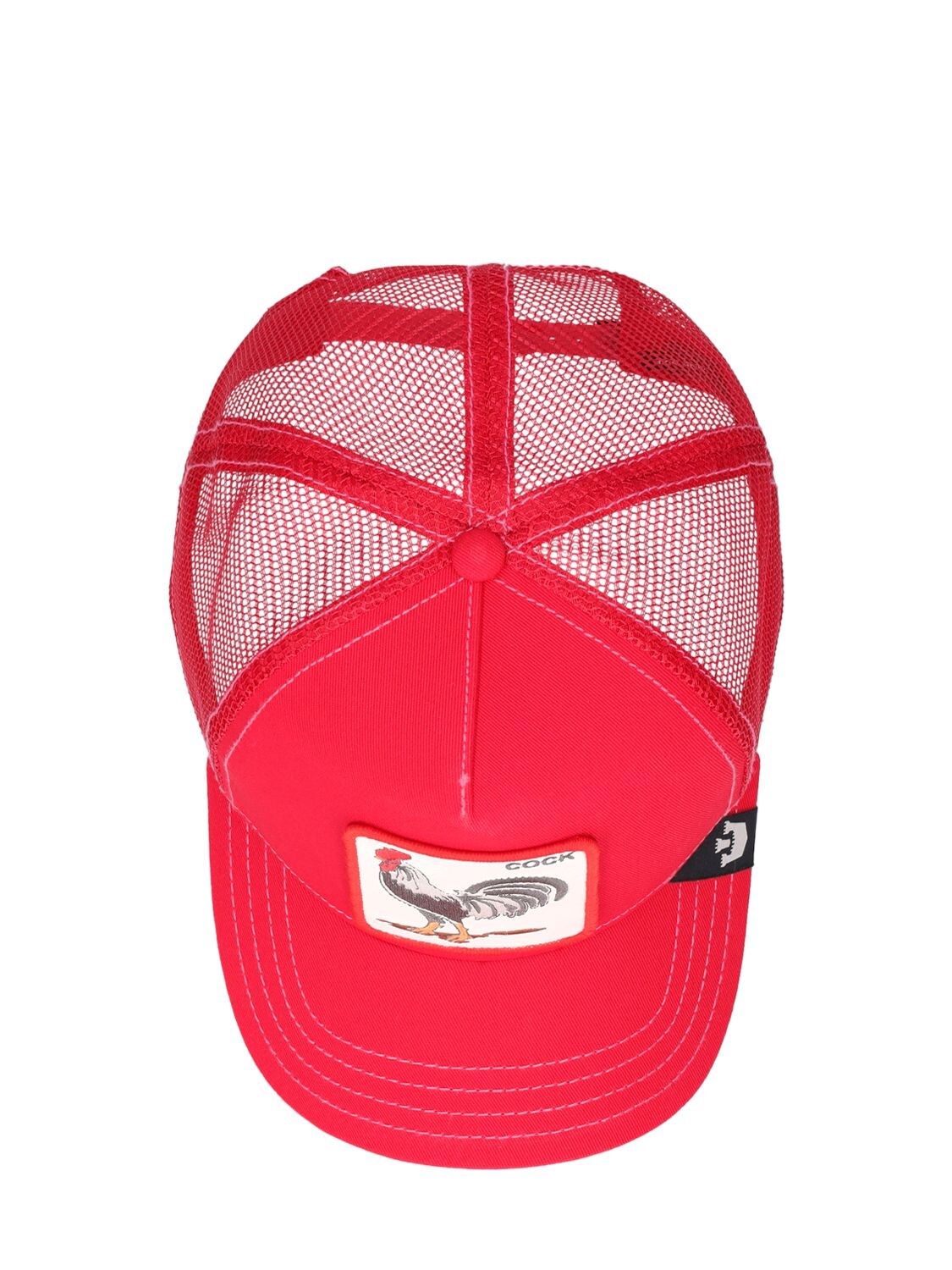 Shop Goorin Bros Red Cock Trucker Cap In Red,multi