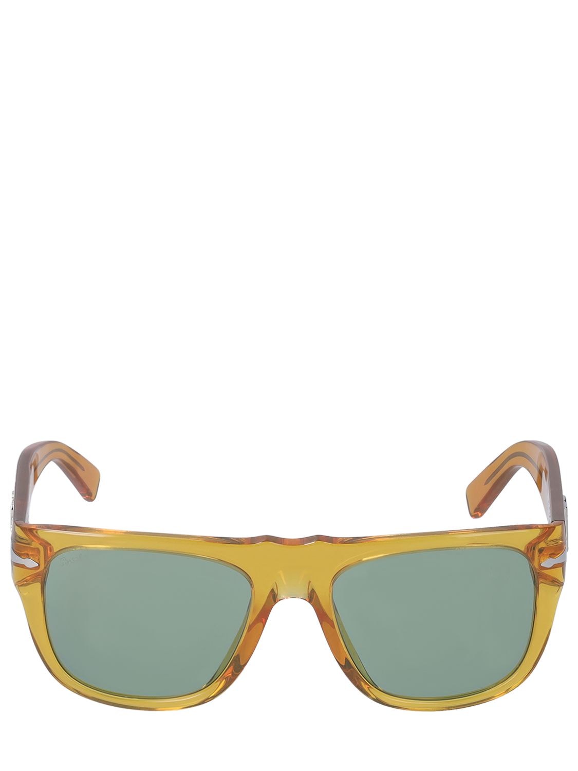 Dolce & Gabbana D&g X Persol Squared Acetate Sunglasses In Orange,green