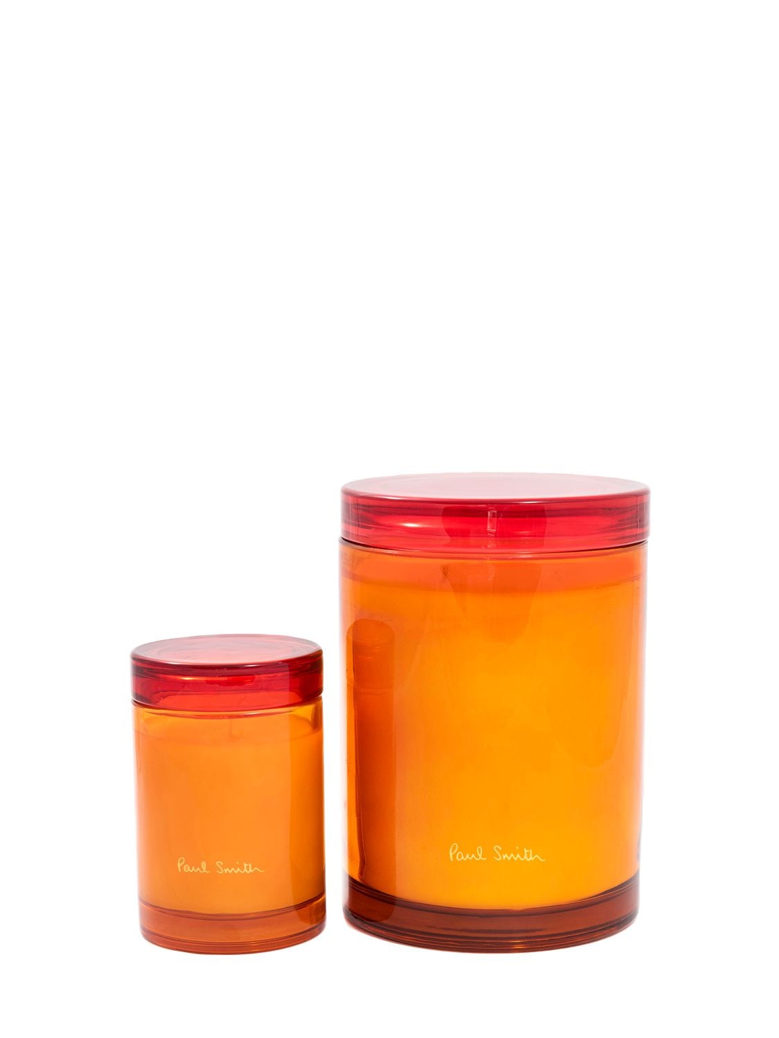 Shop Paul Smith 240gr  Bookworm Candle In Red,orange