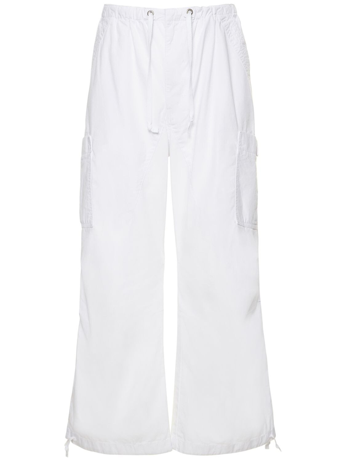 Jaded London White Oversize Military Cargo Pants In 화이트