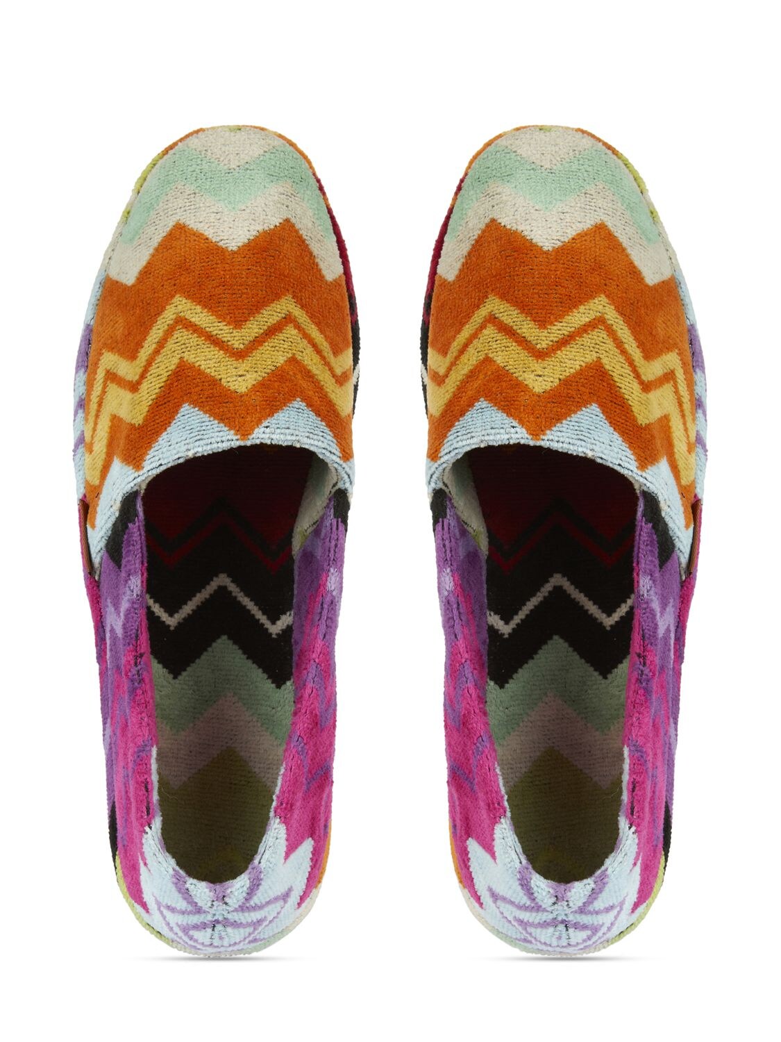 Shop Missoni Home Collection Giacomo Slippers In Multicolor