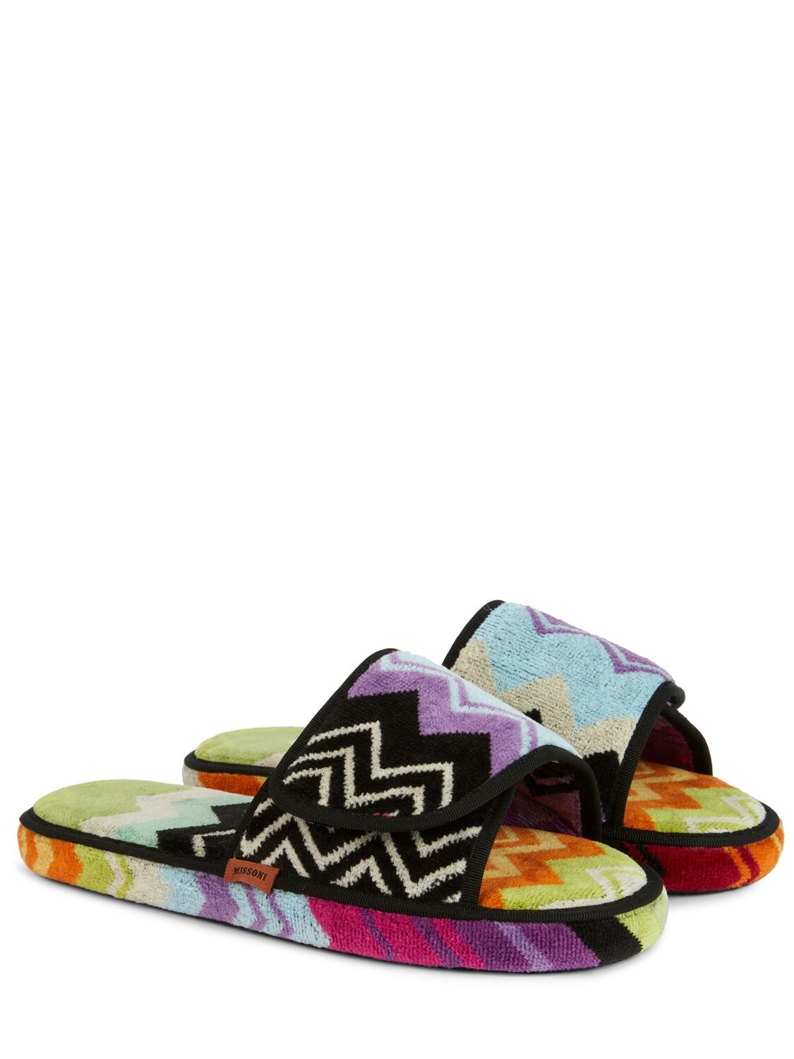 Shop Missoni Home Collection Giacomo Slippers In Multicolor