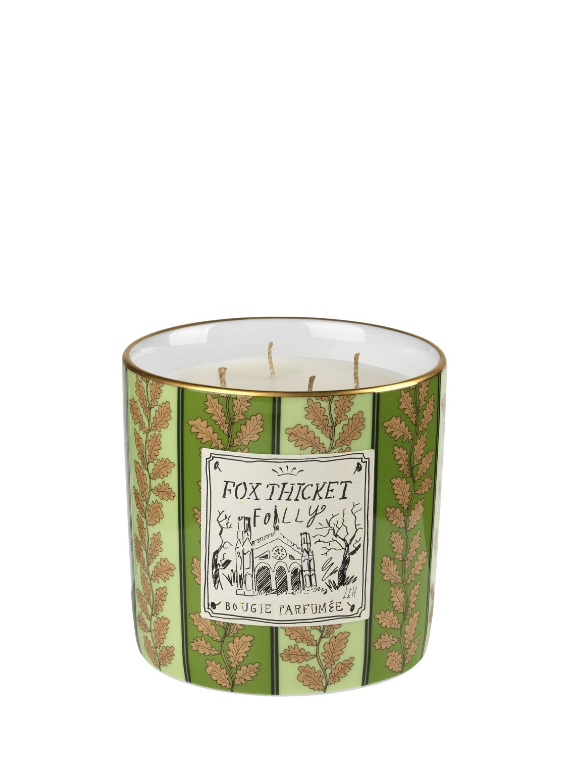 Ginori 1735 Fox Thicket Folly Large Scented Candle In Green