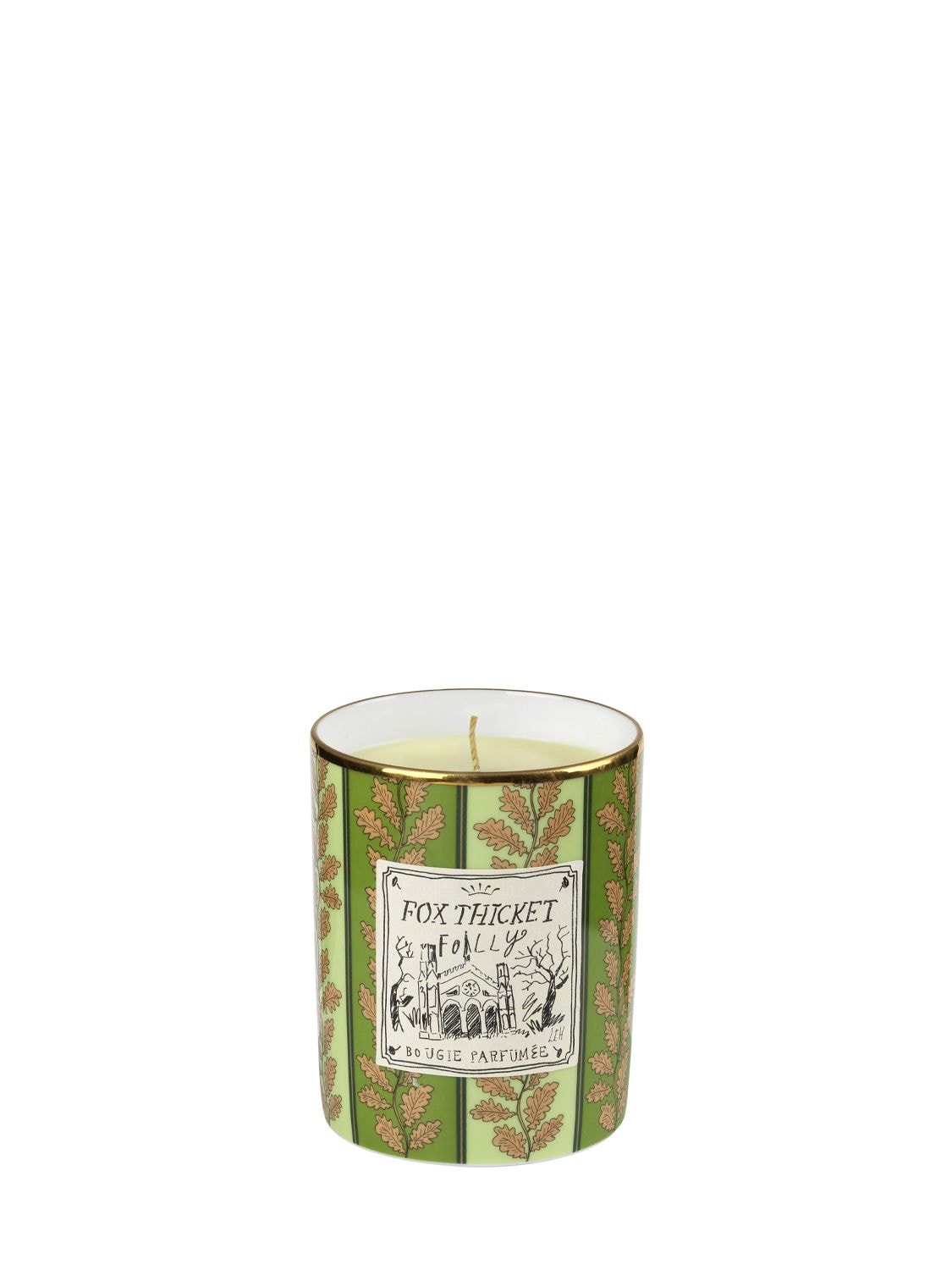 Ginori 1735 Fox Thicket Folly Regular Scented Candle In Green
