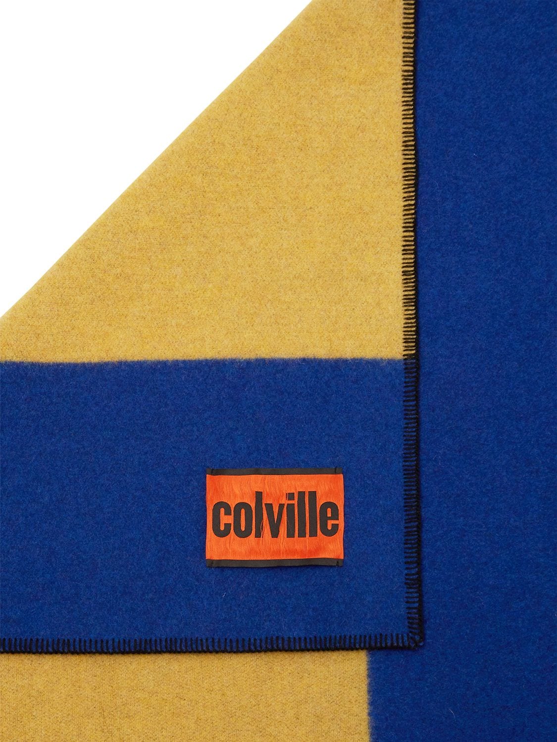 Shop Colville Striped Wool Blend Throw In Multicolor