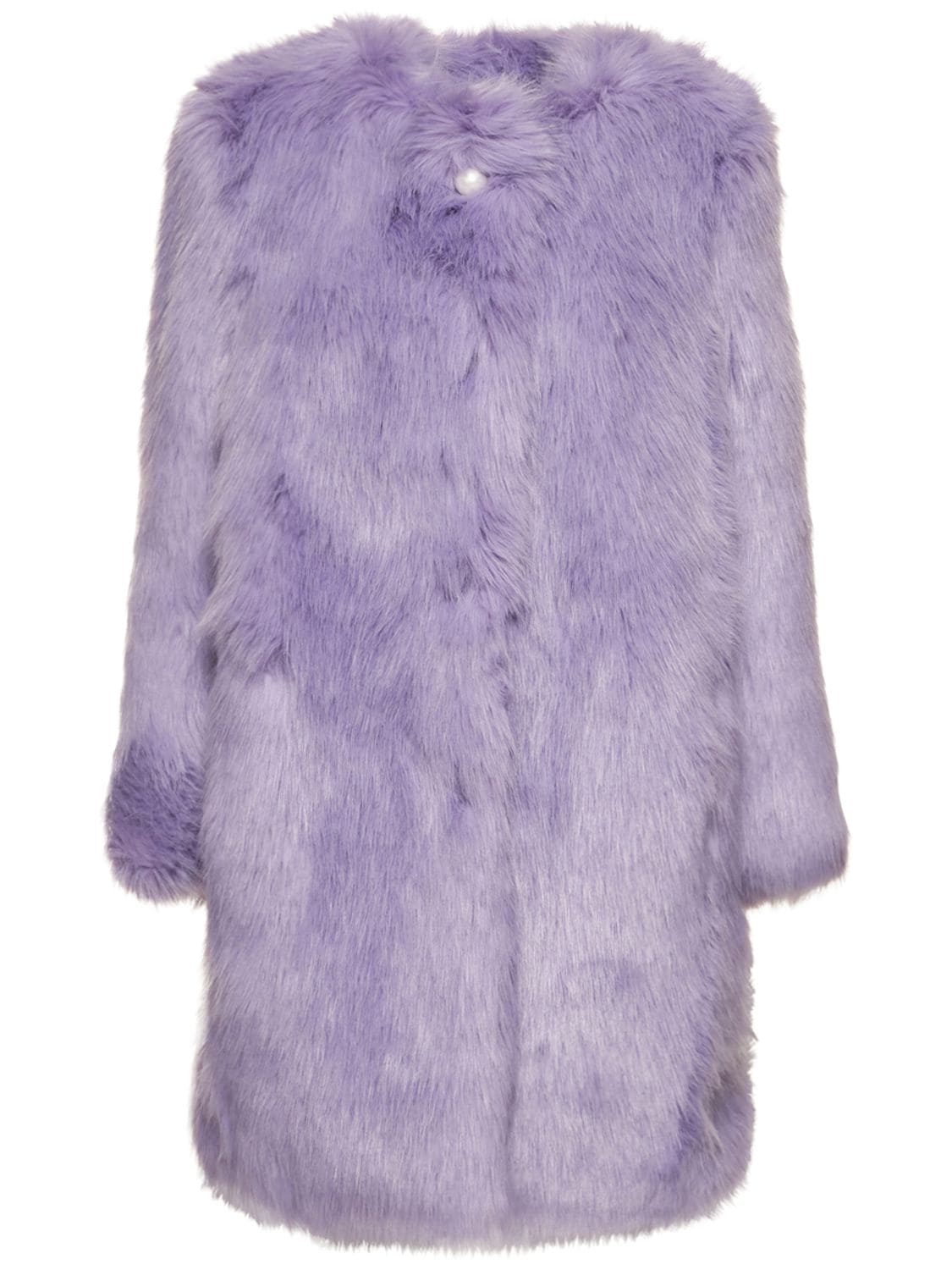 Alabama Muse Jones Faux Fur Jacket In Purple