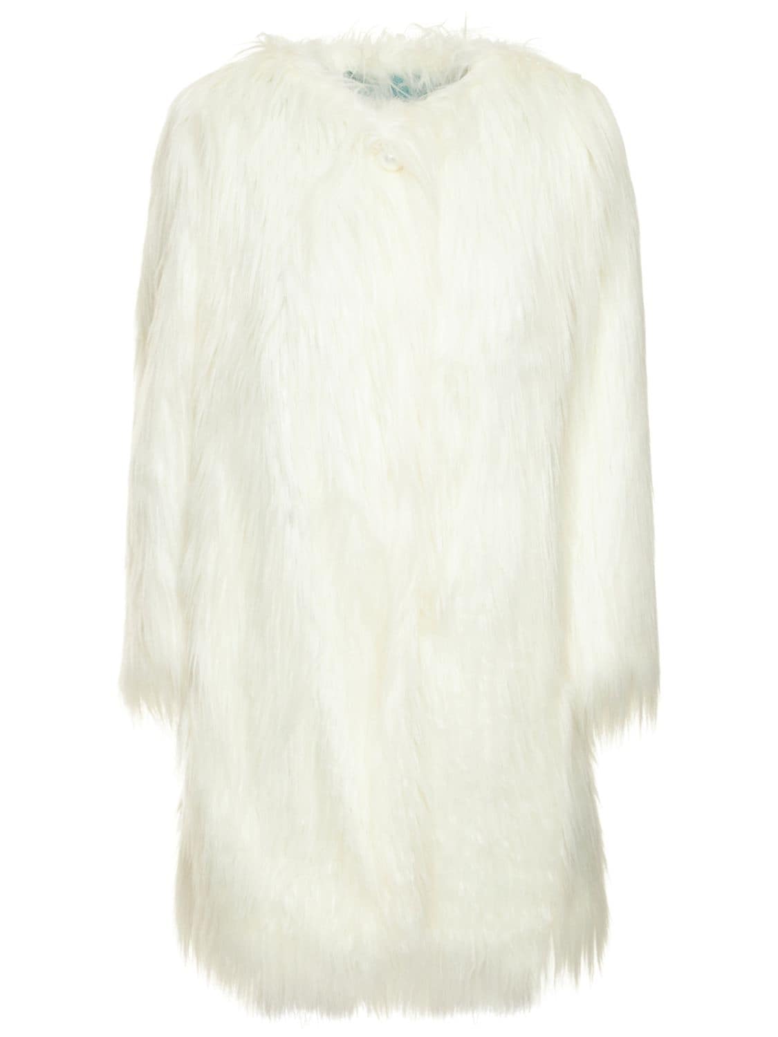 Alabama Muse 'kate' Faux Fur Coat In White