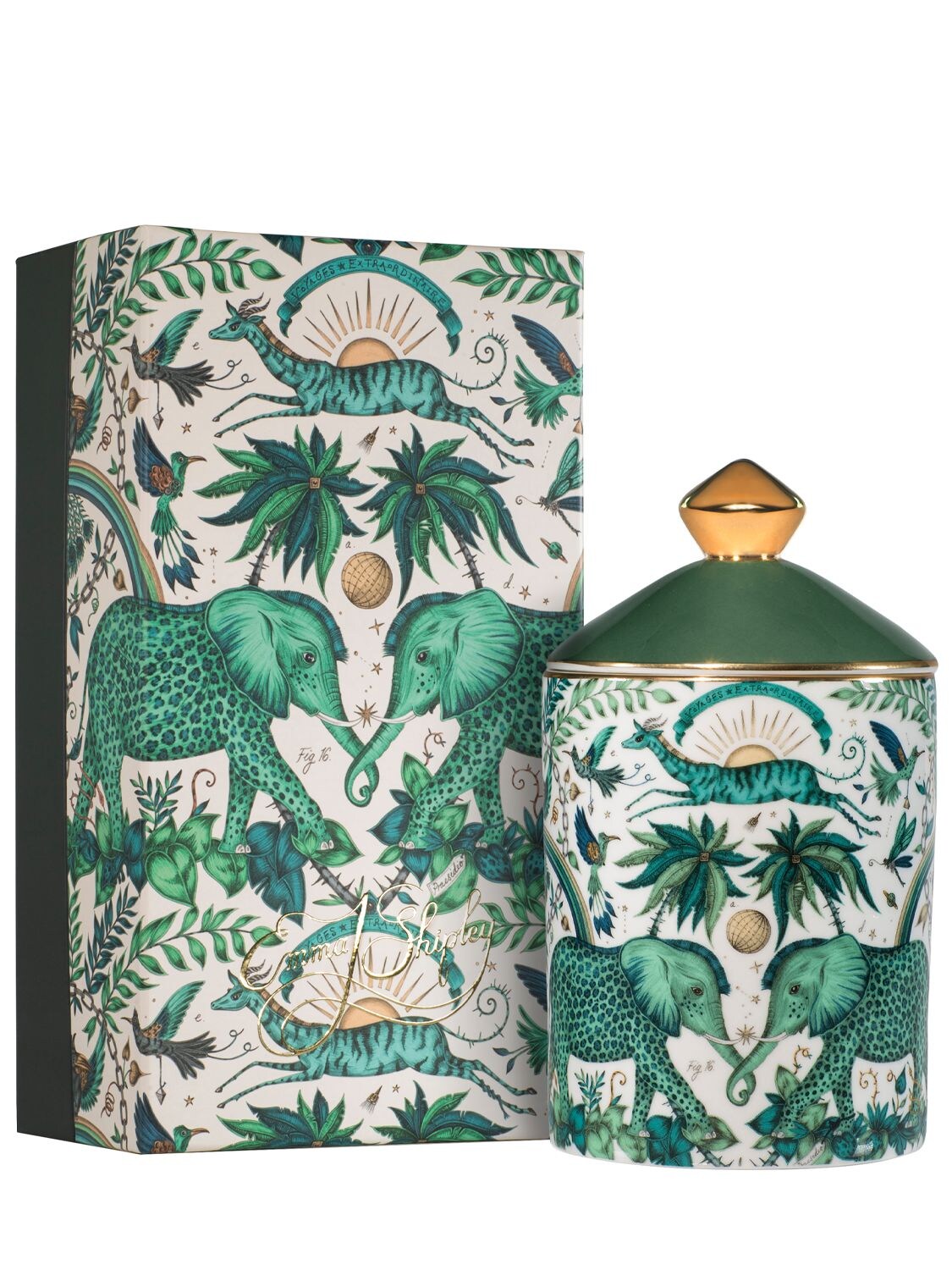 Shop Emma Shipley Zambezi Xl Candle In Multicolor