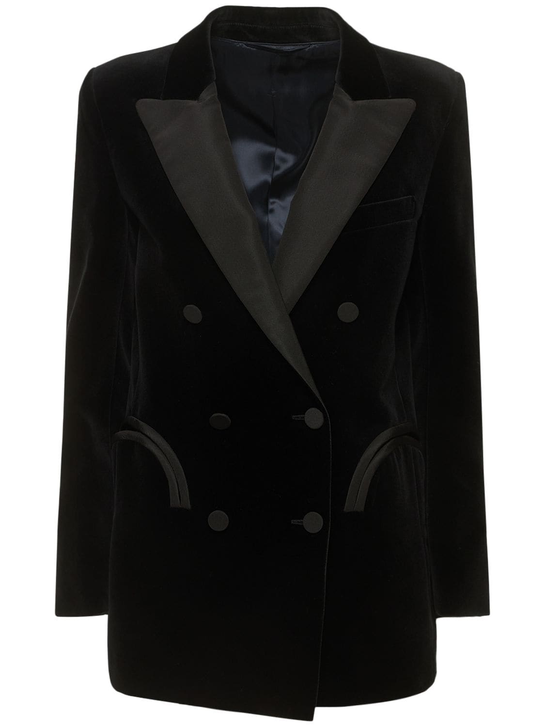 BLAZÉ MILANO JEALOUSY BLACK EVERYDAY COTTON BLAZER