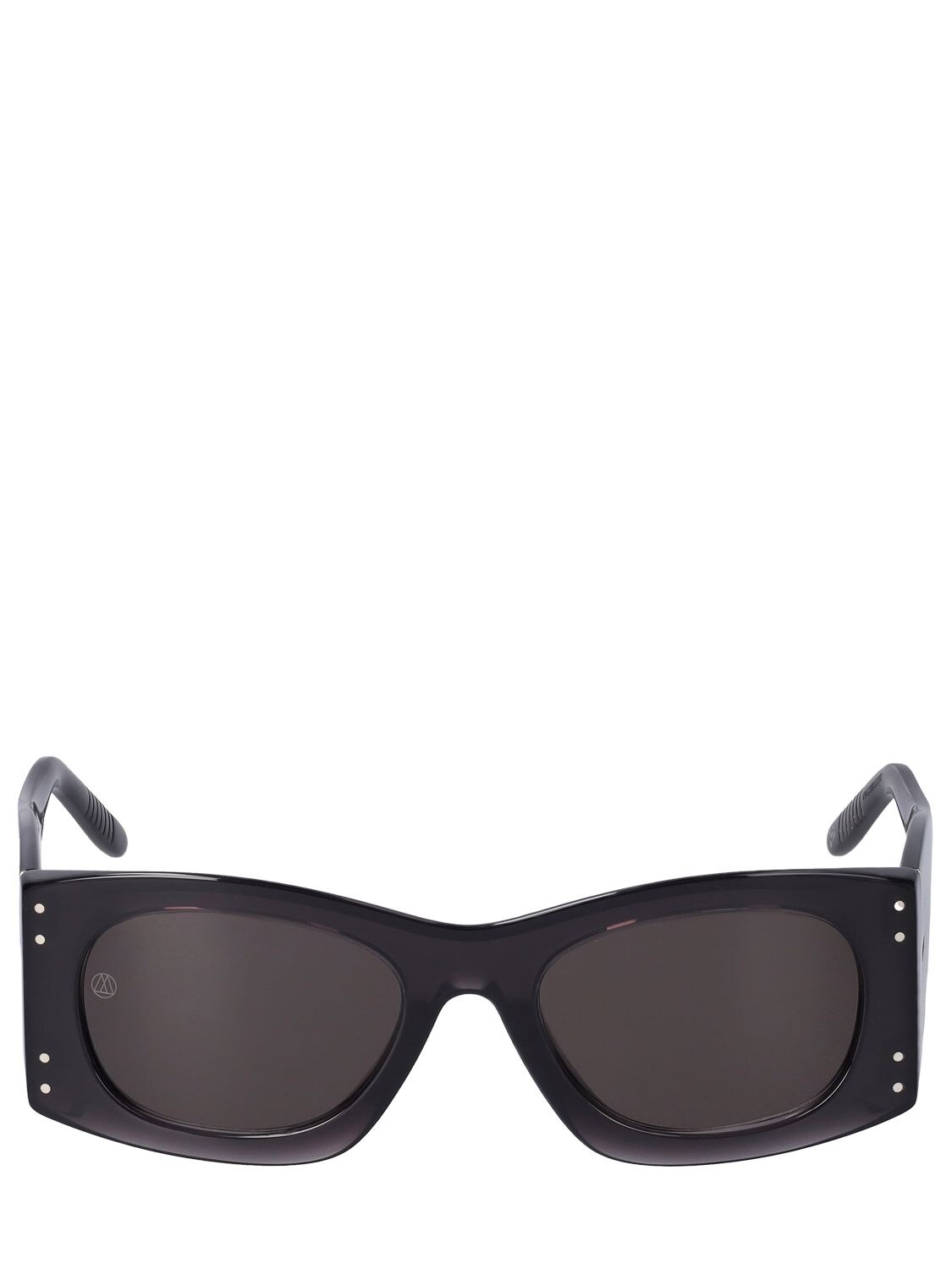 Ottomila 4 Cerniere Black Tie Acetate Sunglasses In Black,grey | ModeSens