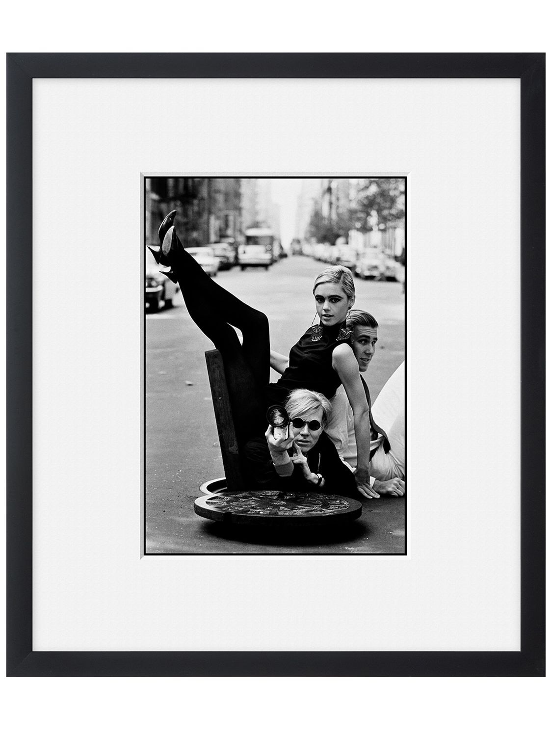 Magnum Photos Andy Warhol, Edie Sedgwick & Chuck Wei In Black,white