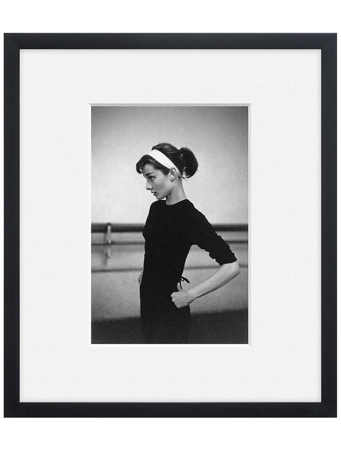 Magnum Photos Audrey Hepburn In Paris, 1956 Photo In Black,white