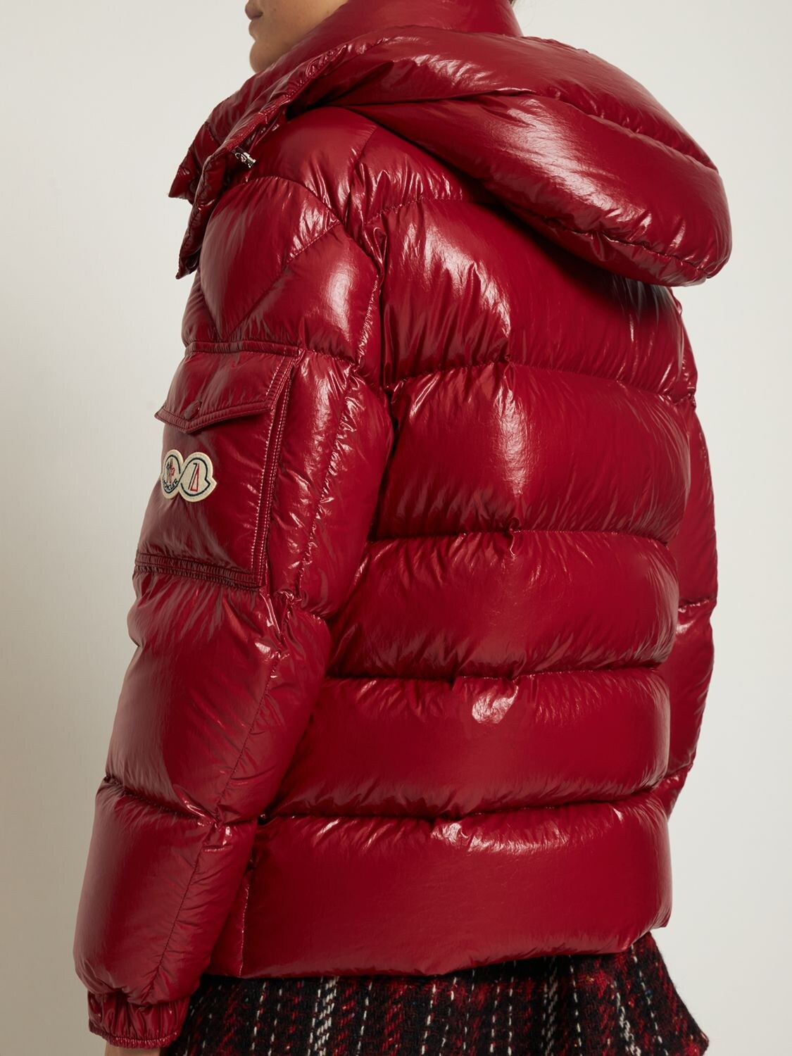 cherry red moncler