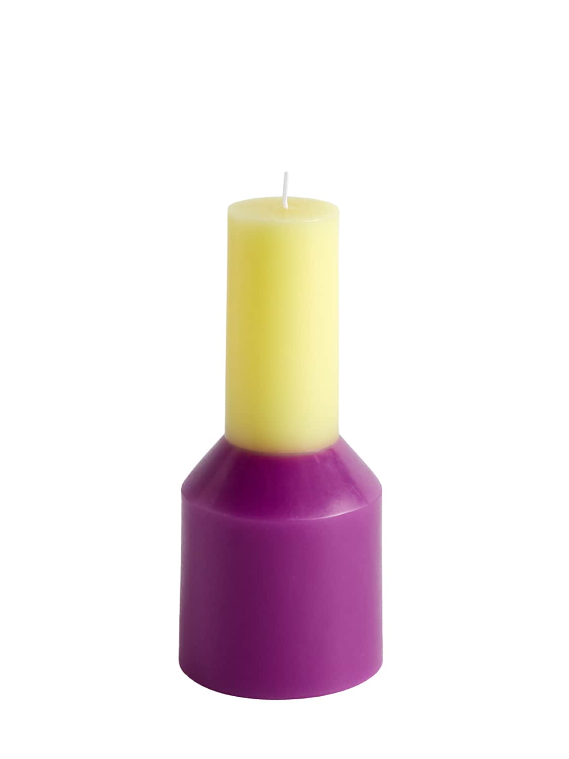Hay Small Pillar Candle In Fuchsia