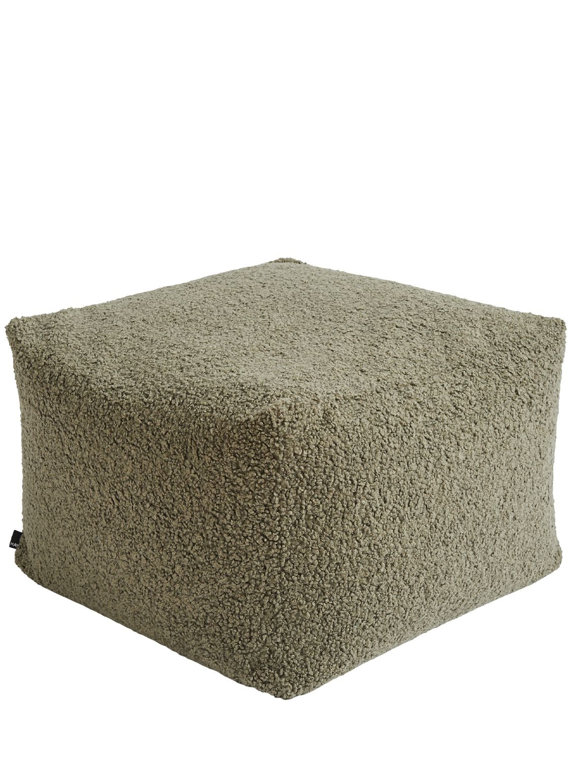 Hay Polyester Snug Pouf In Green