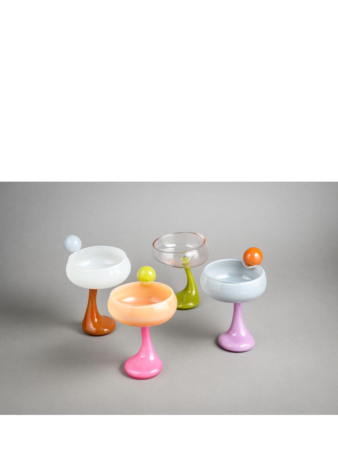 Shop Helle Mardahl Bon Bon Cocktail Glass In Multicolor