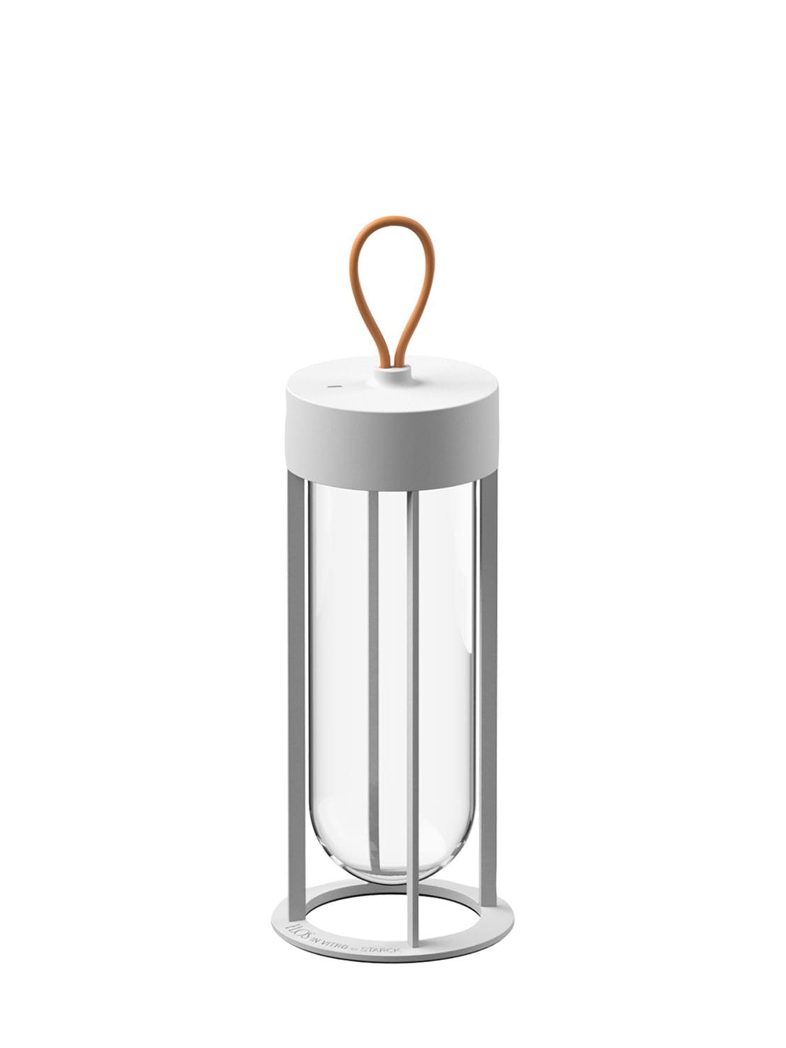Flos In Vitro Unplugged Portable Table Lamp In White