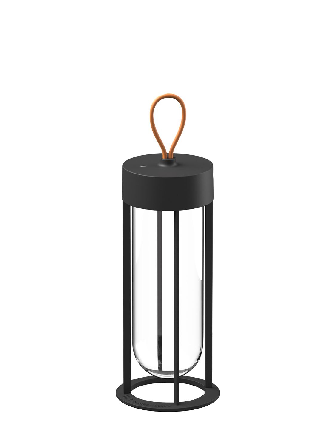 Flos In Vitro Unplugged Portable Table Lamp In Black