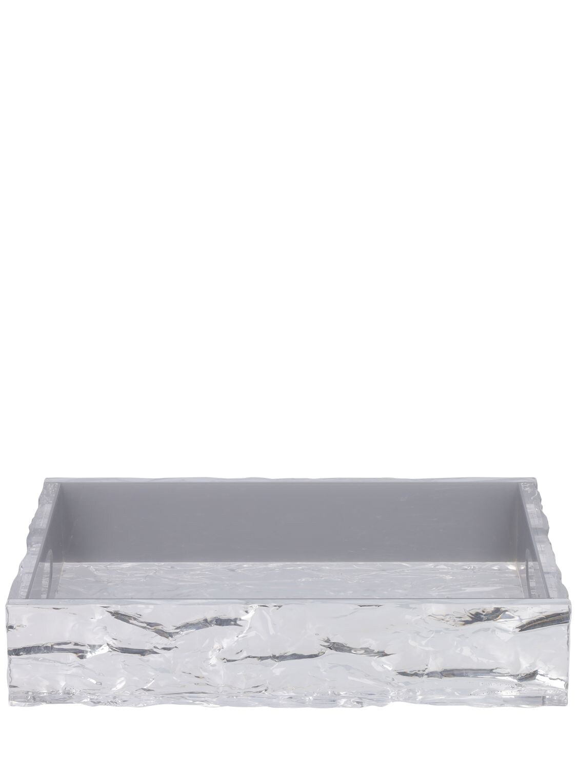 Shop L'afshar Crushed Ice Tray In Silver