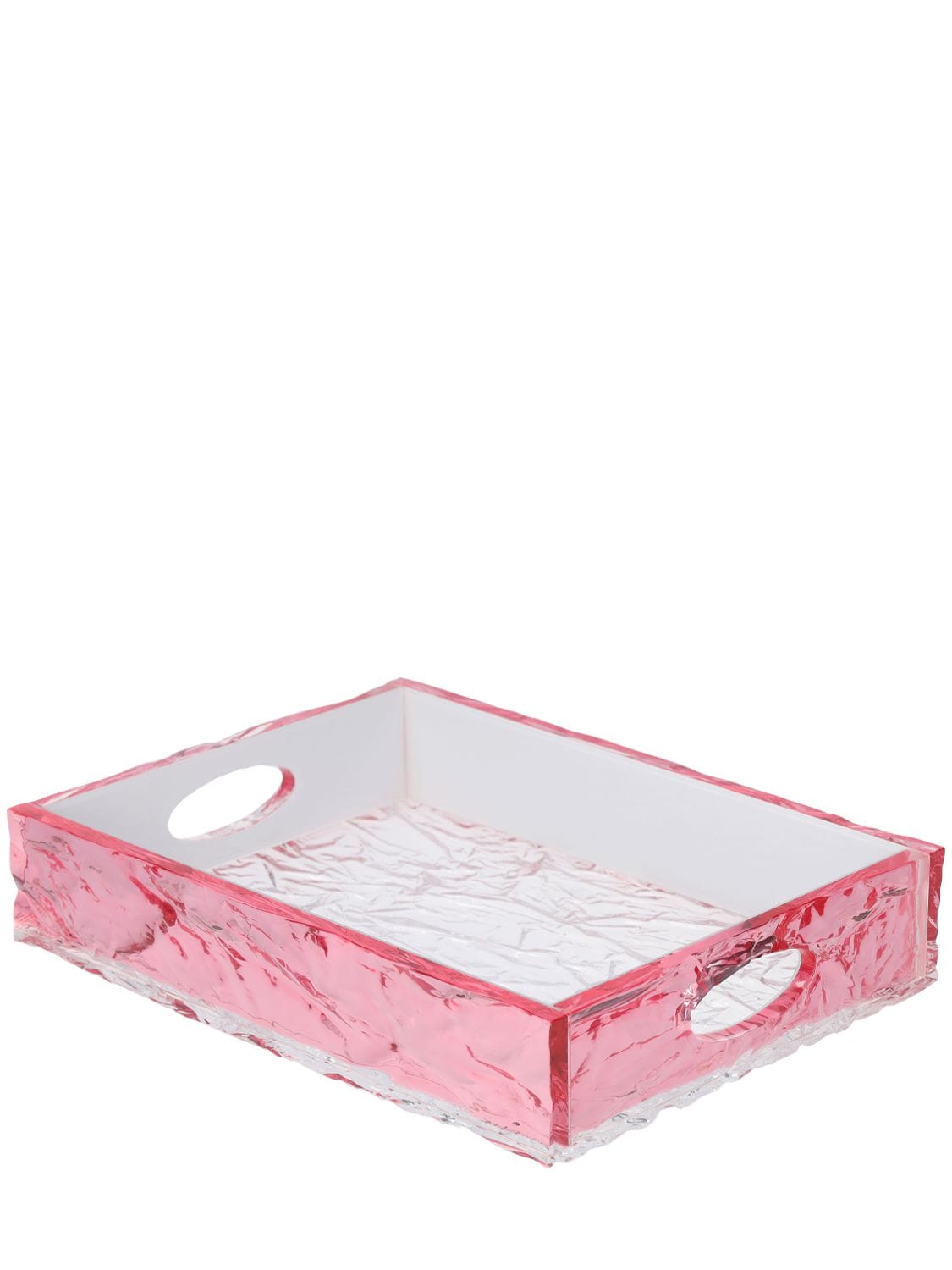 Shop L'afshar Crushed Ice Tray In Pink