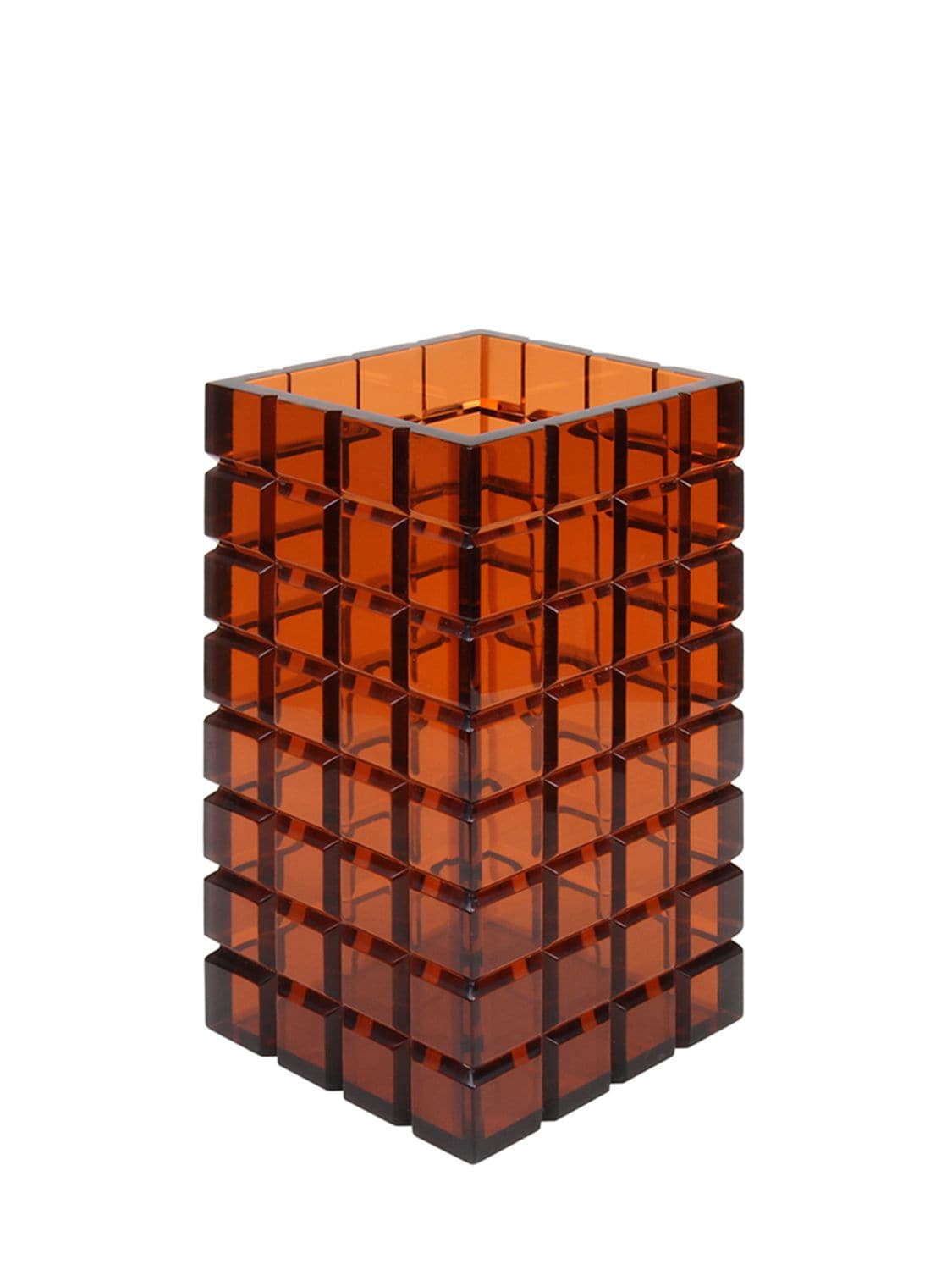 L'afshar Loulou Vase In Orange