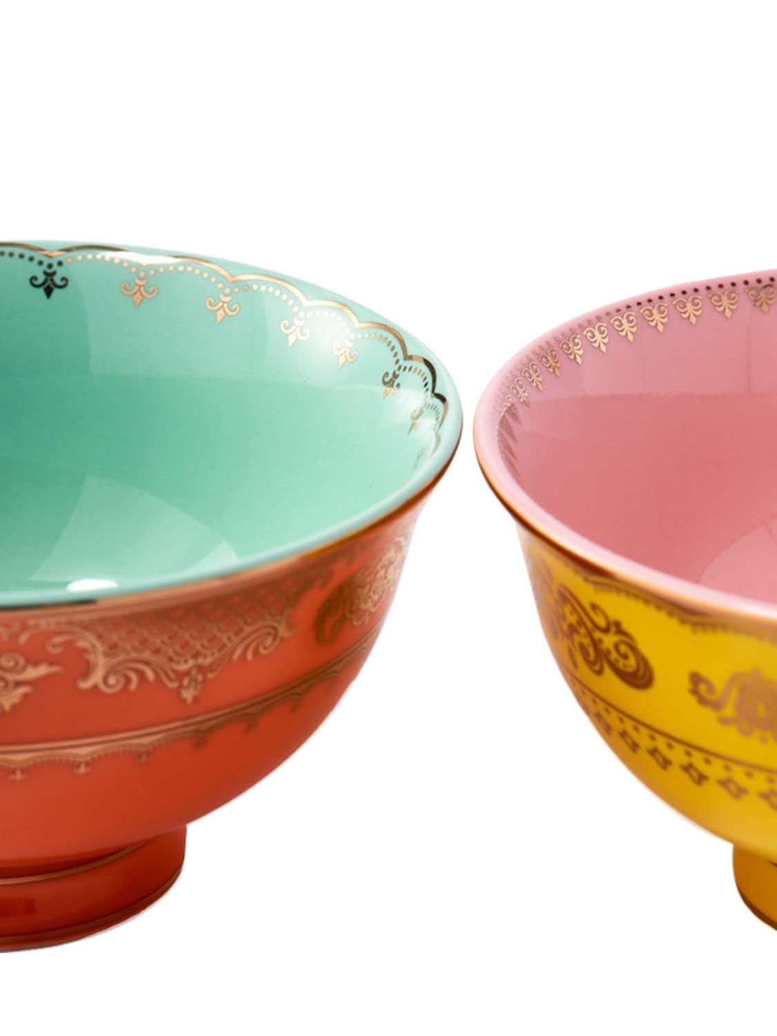 Shop Polspotten Set Of 4 Small Grandpa Bowls In Multicolor