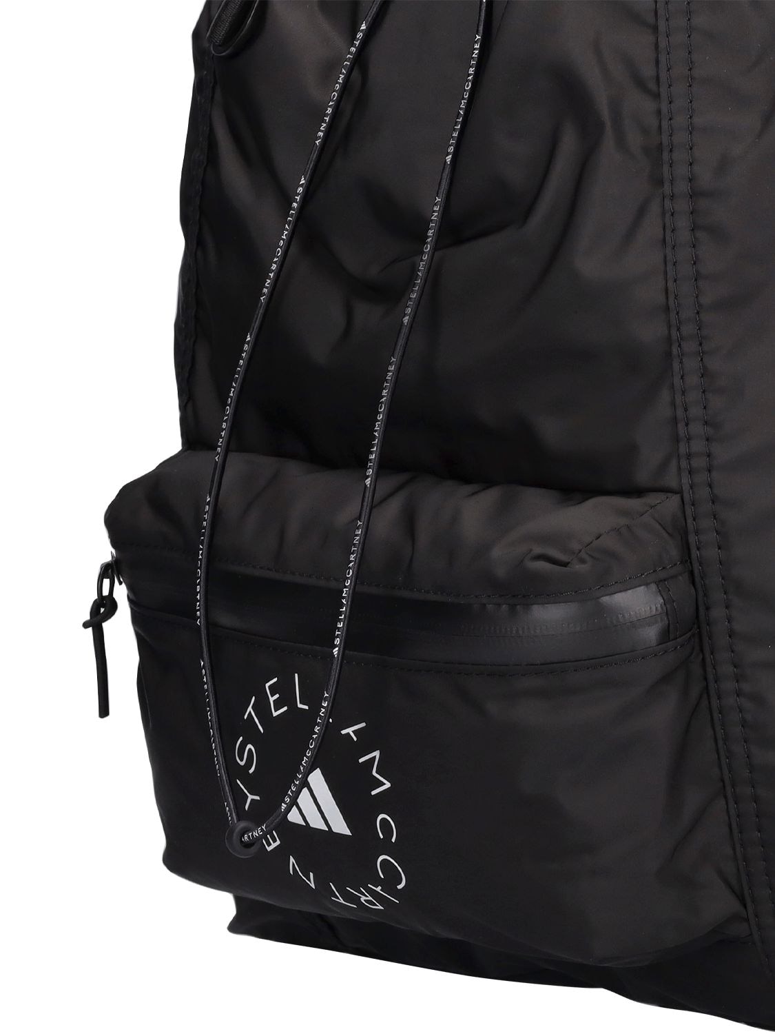 Shop Adidas By Stella Mccartney Asmc Gym Sack Backpack In Black