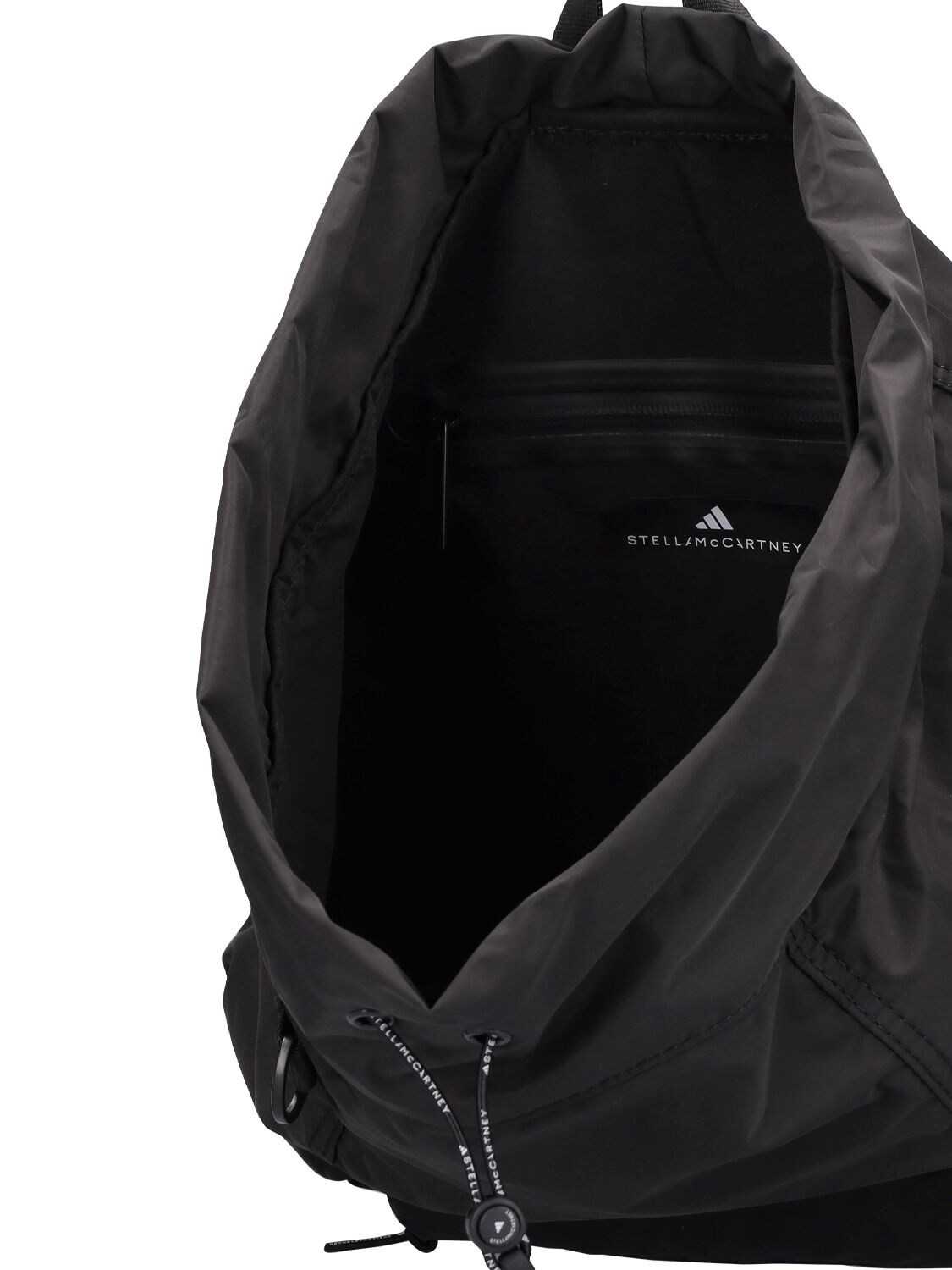 Shop Adidas By Stella Mccartney Asmc Gym Sack Backpack In Black